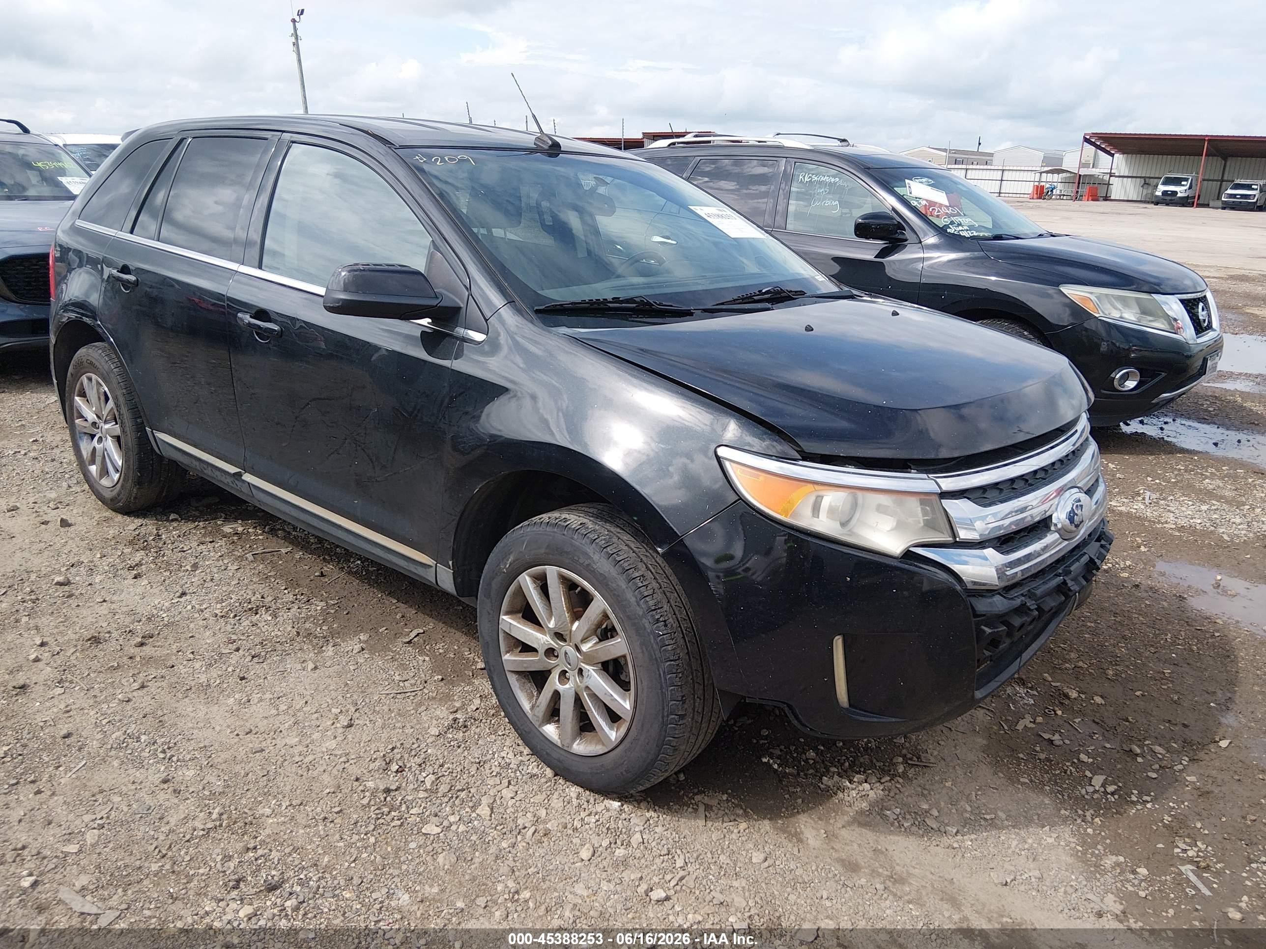 2011 Ford Edge Limited Black vin: 2FMDK4KC0BBB01224