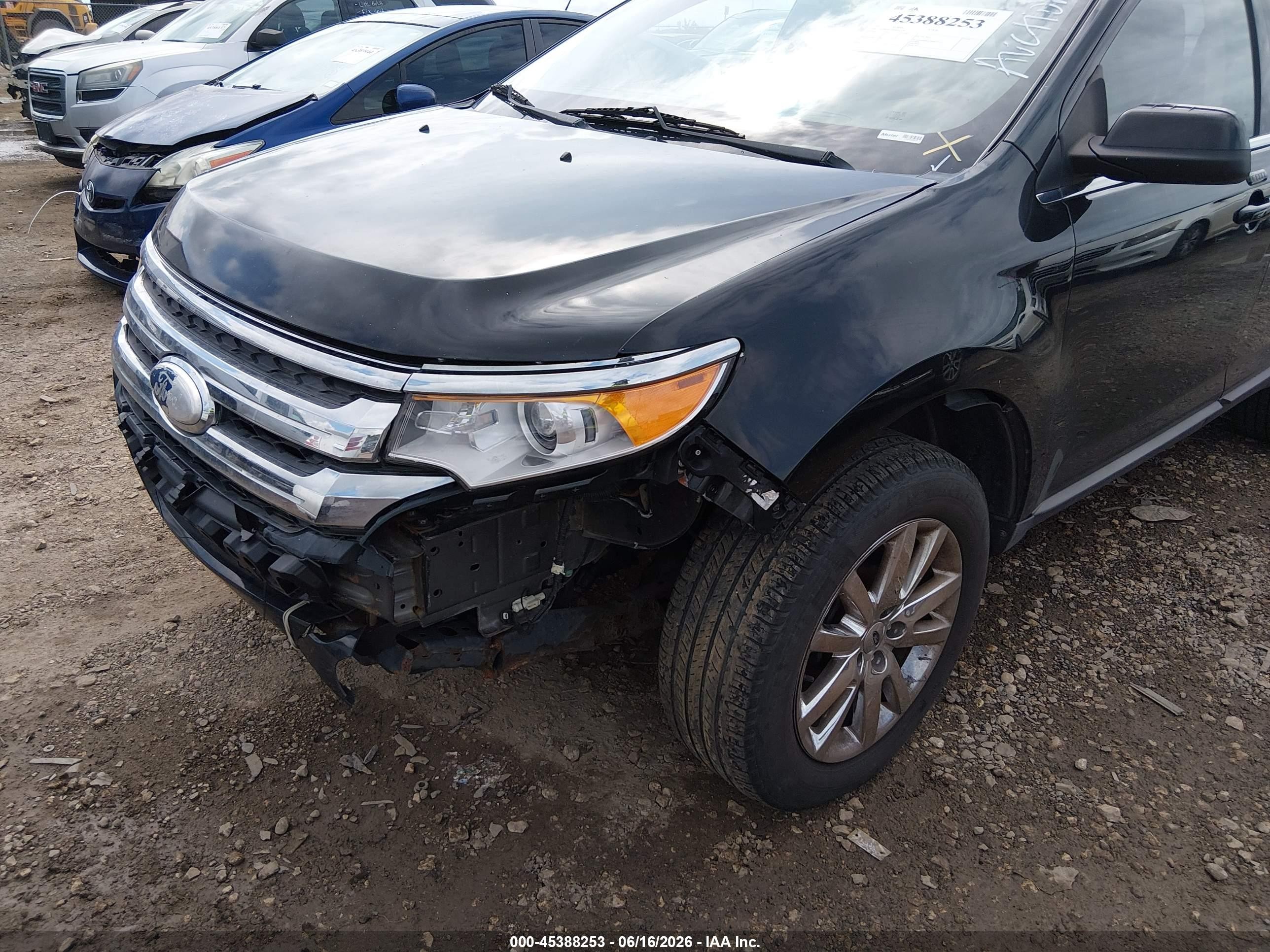 2011 Ford Edge Limited Black vin: 2FMDK4KC0BBB01224