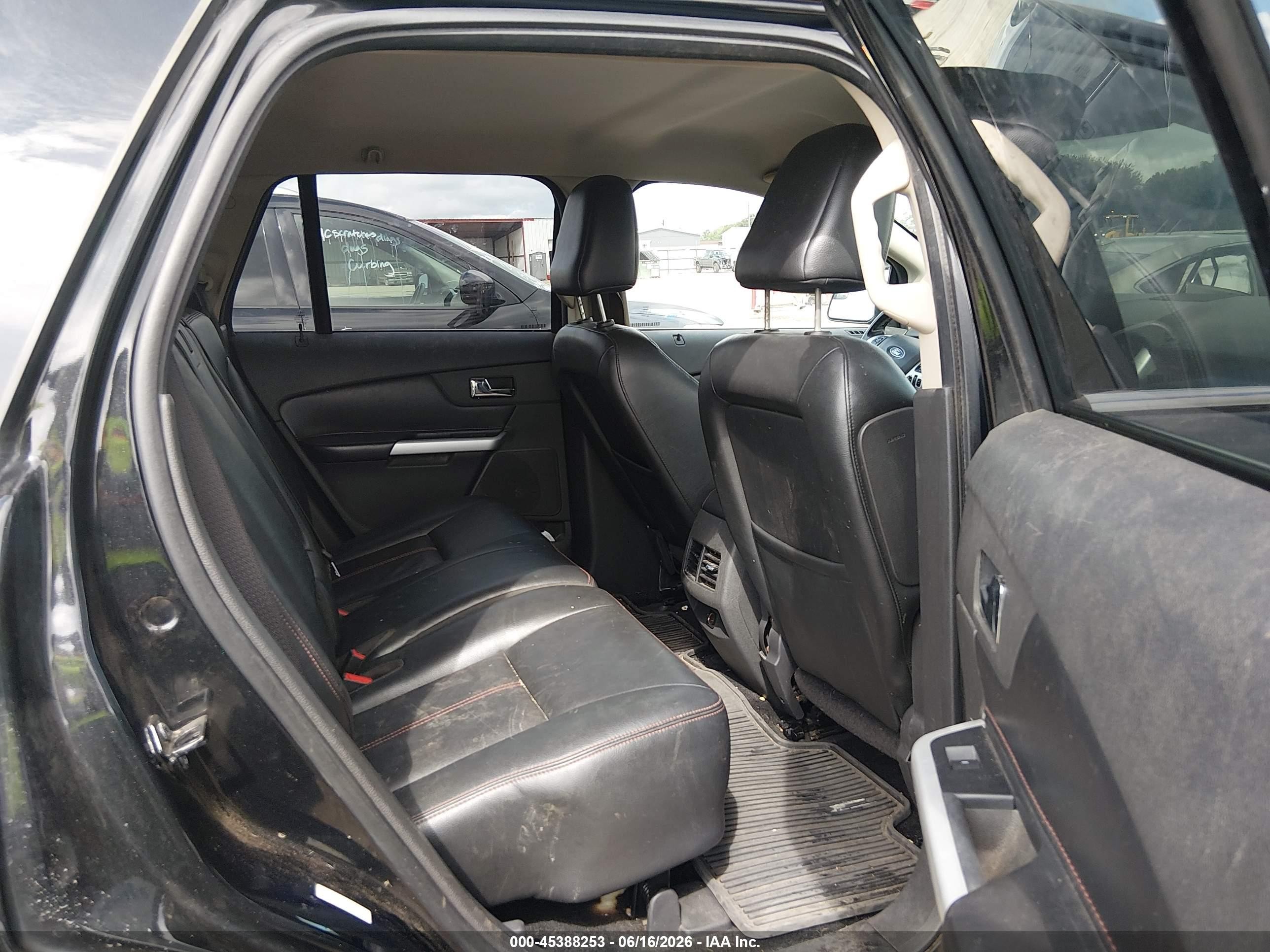 2011 Ford Edge Limited Black vin: 2FMDK4KC0BBB01224
