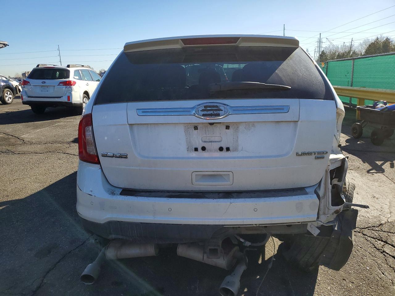 2011 Ford Edge Limited Белый vin: 2FMDK4KC0BBB11509