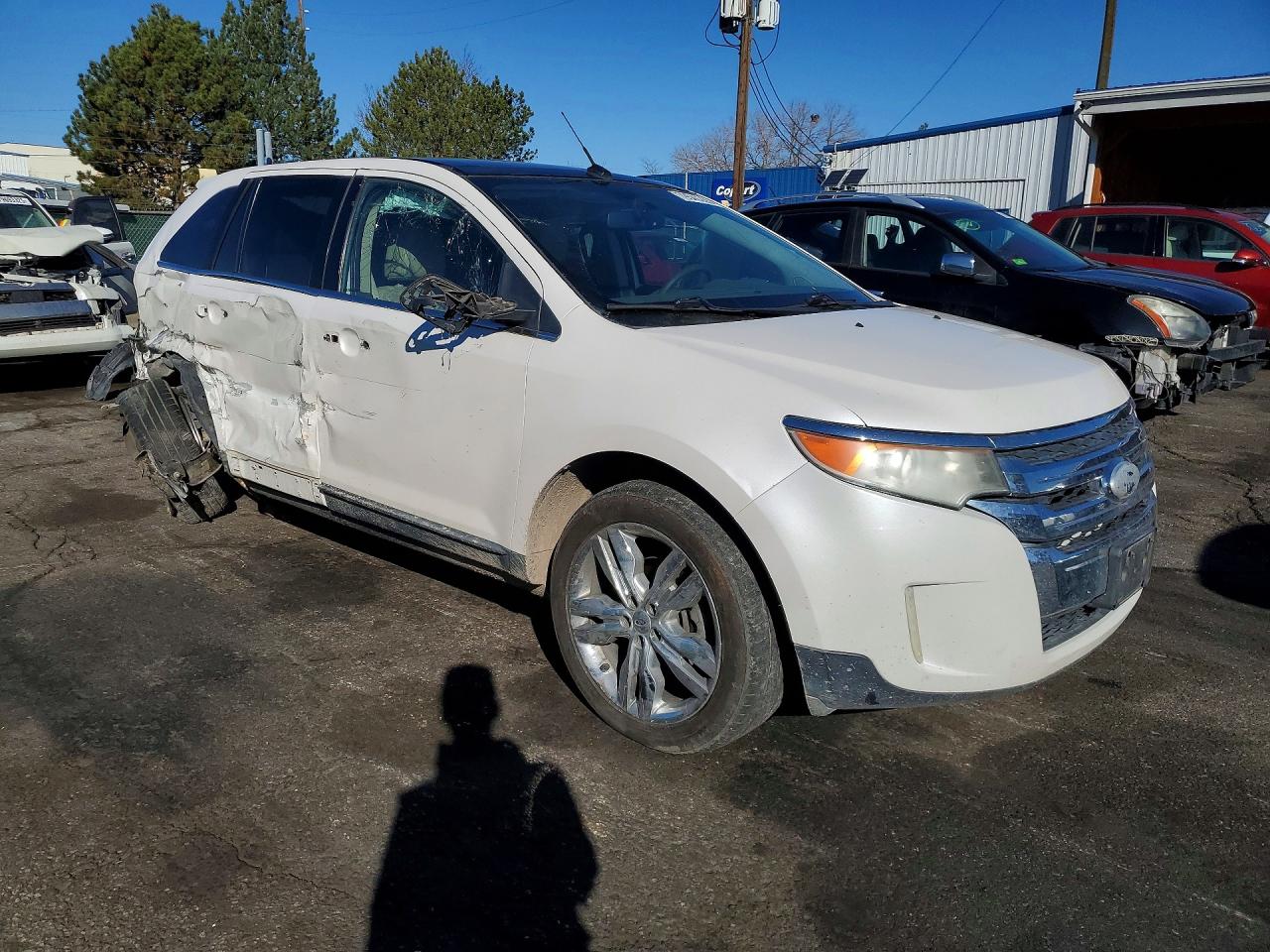2011 Ford Edge Limited Белый vin: 2FMDK4KC0BBB11509