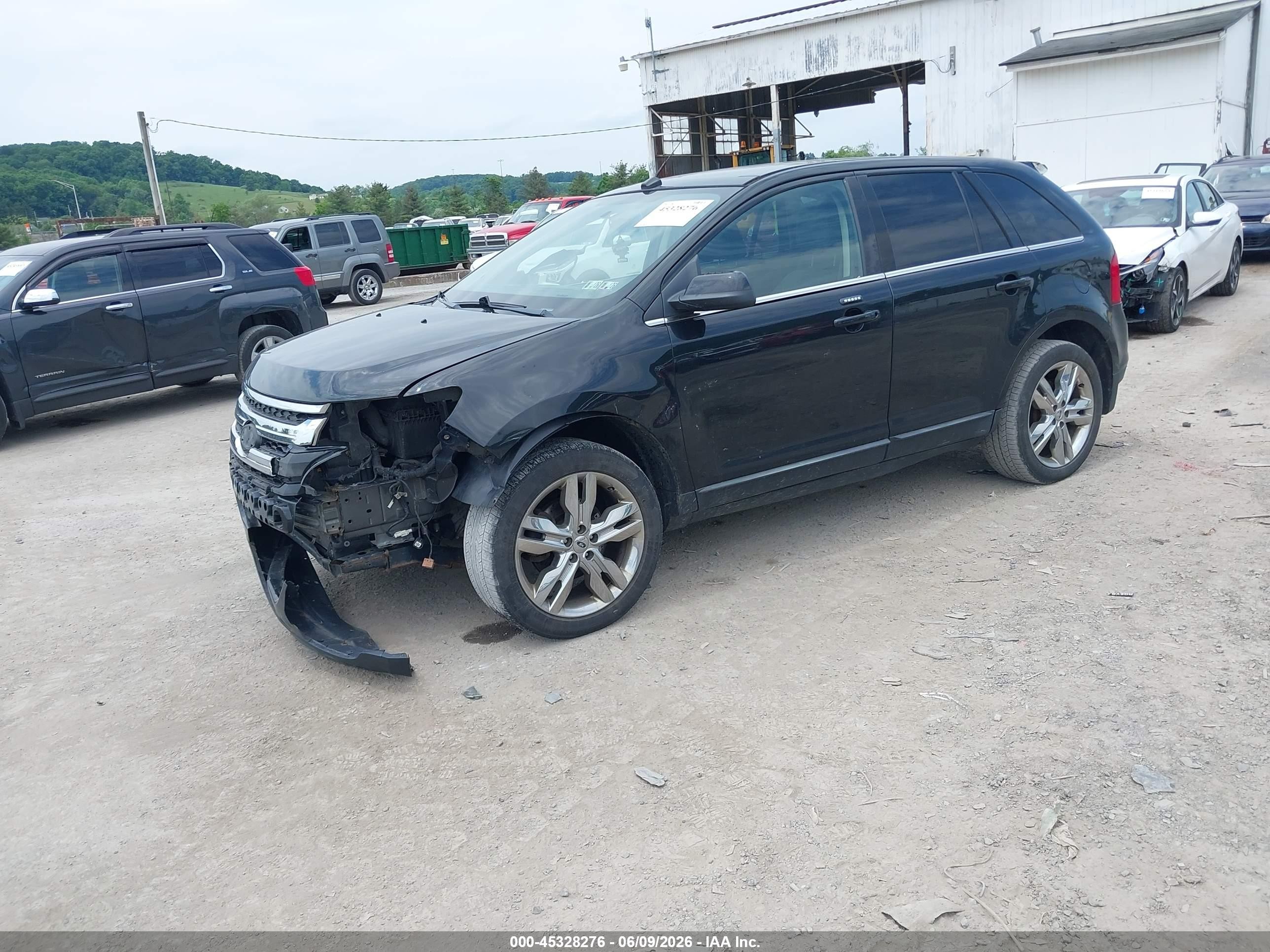 2011 Ford Edge Limited Black vin: 2FMDK4KC0BBB31047