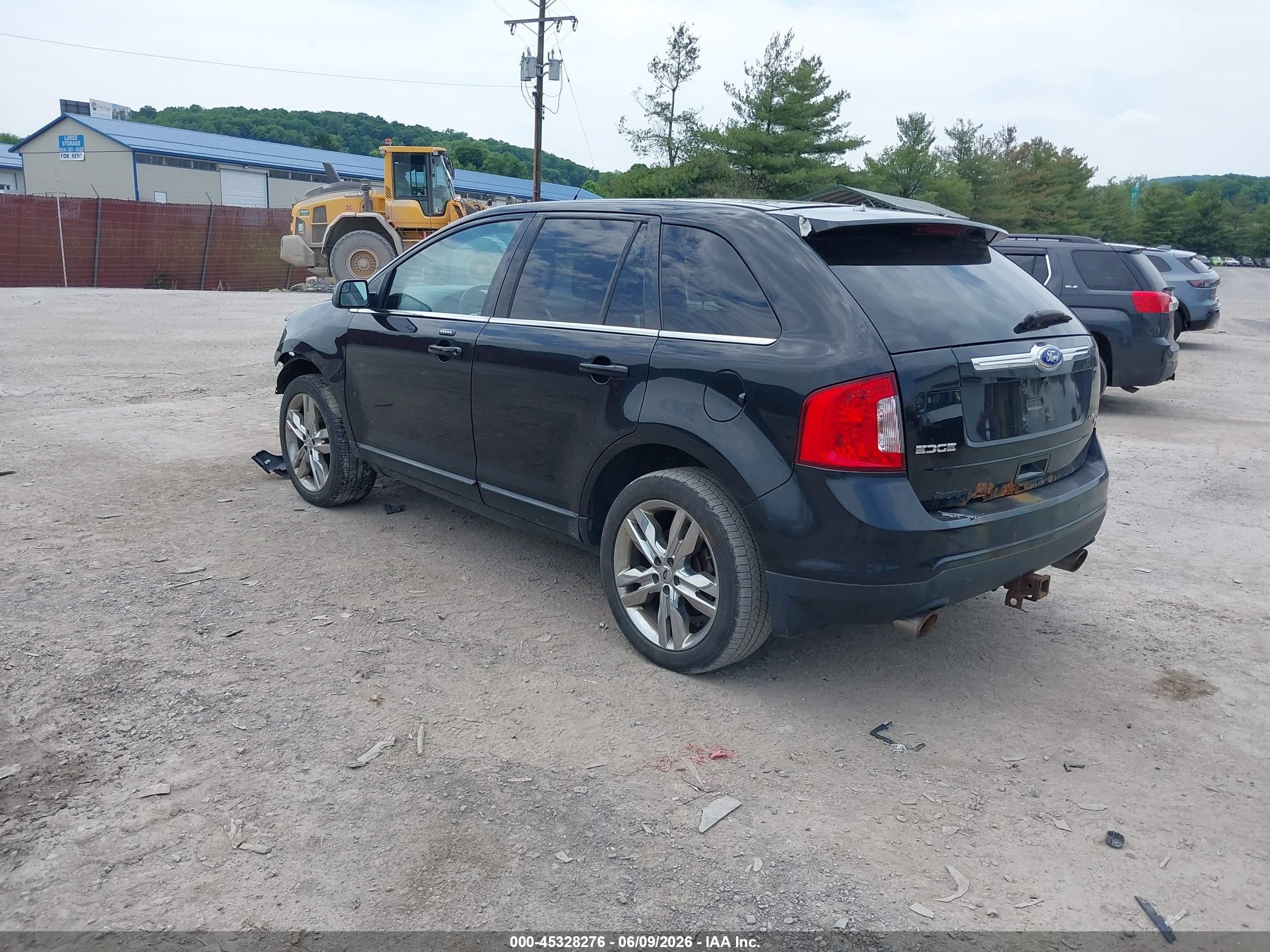 2011 Ford Edge Limited Black vin: 2FMDK4KC0BBB31047