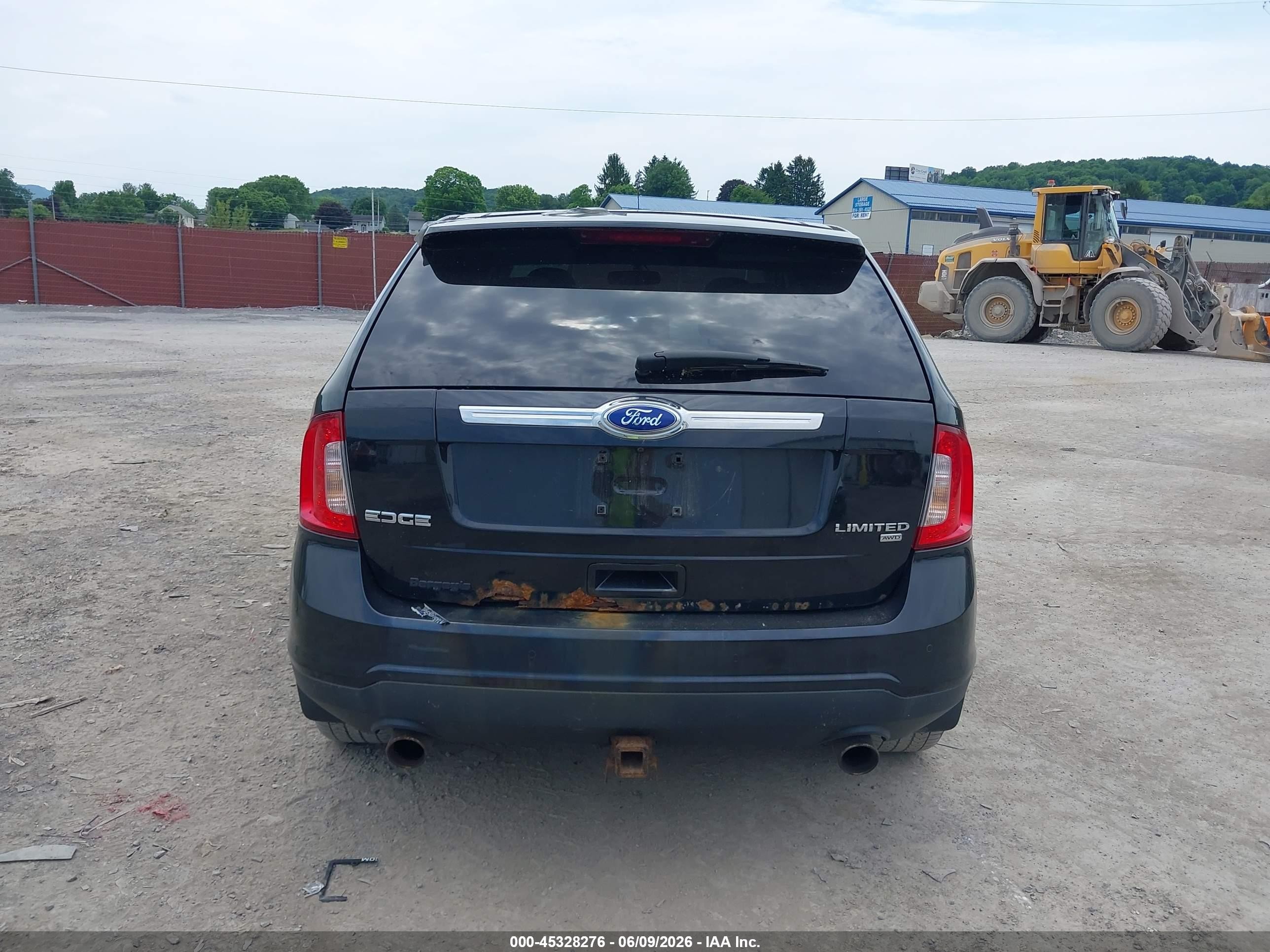 2011 Ford Edge Limited Black vin: 2FMDK4KC0BBB31047