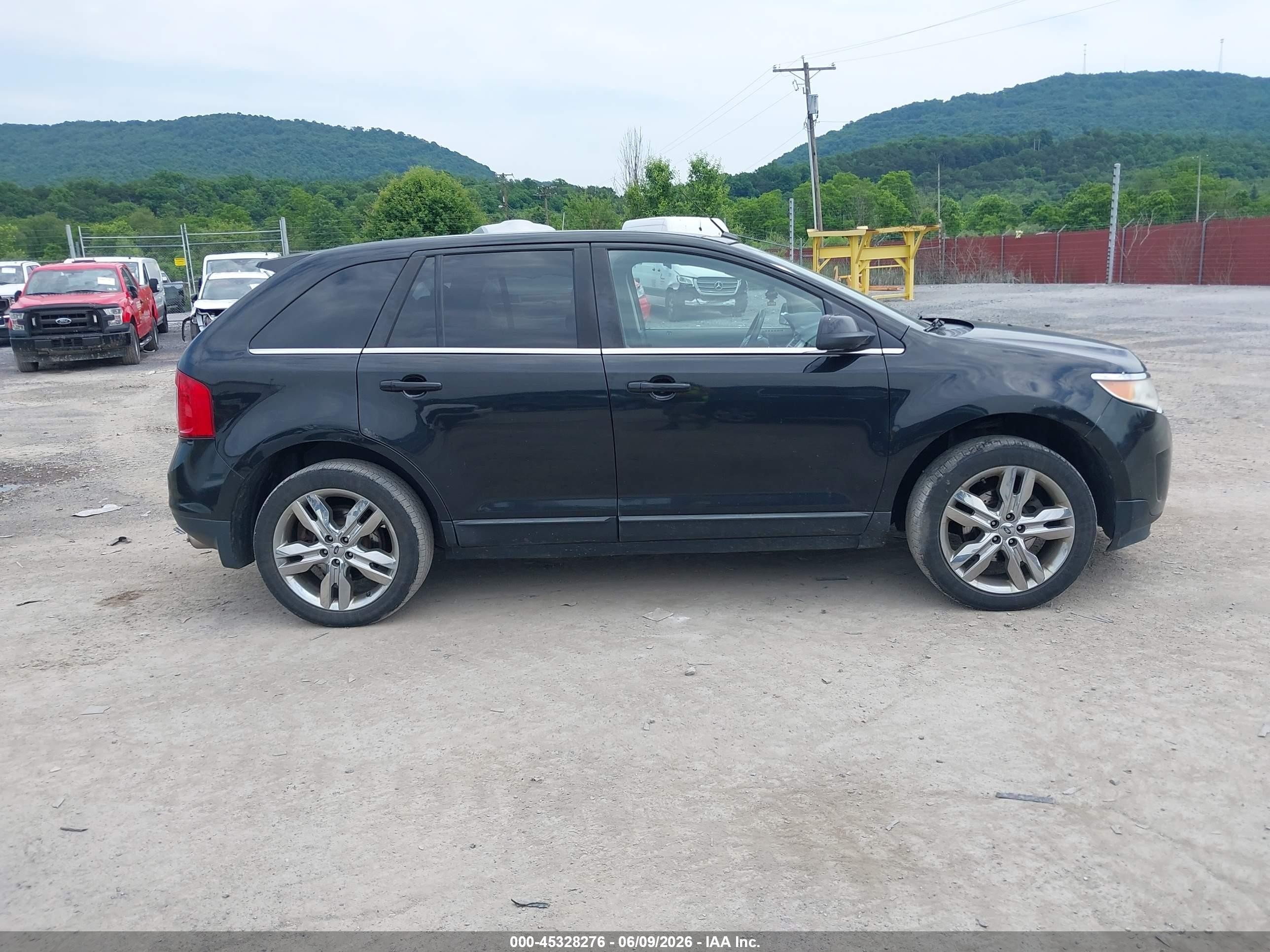 2011 Ford Edge Limited Black vin: 2FMDK4KC0BBB31047
