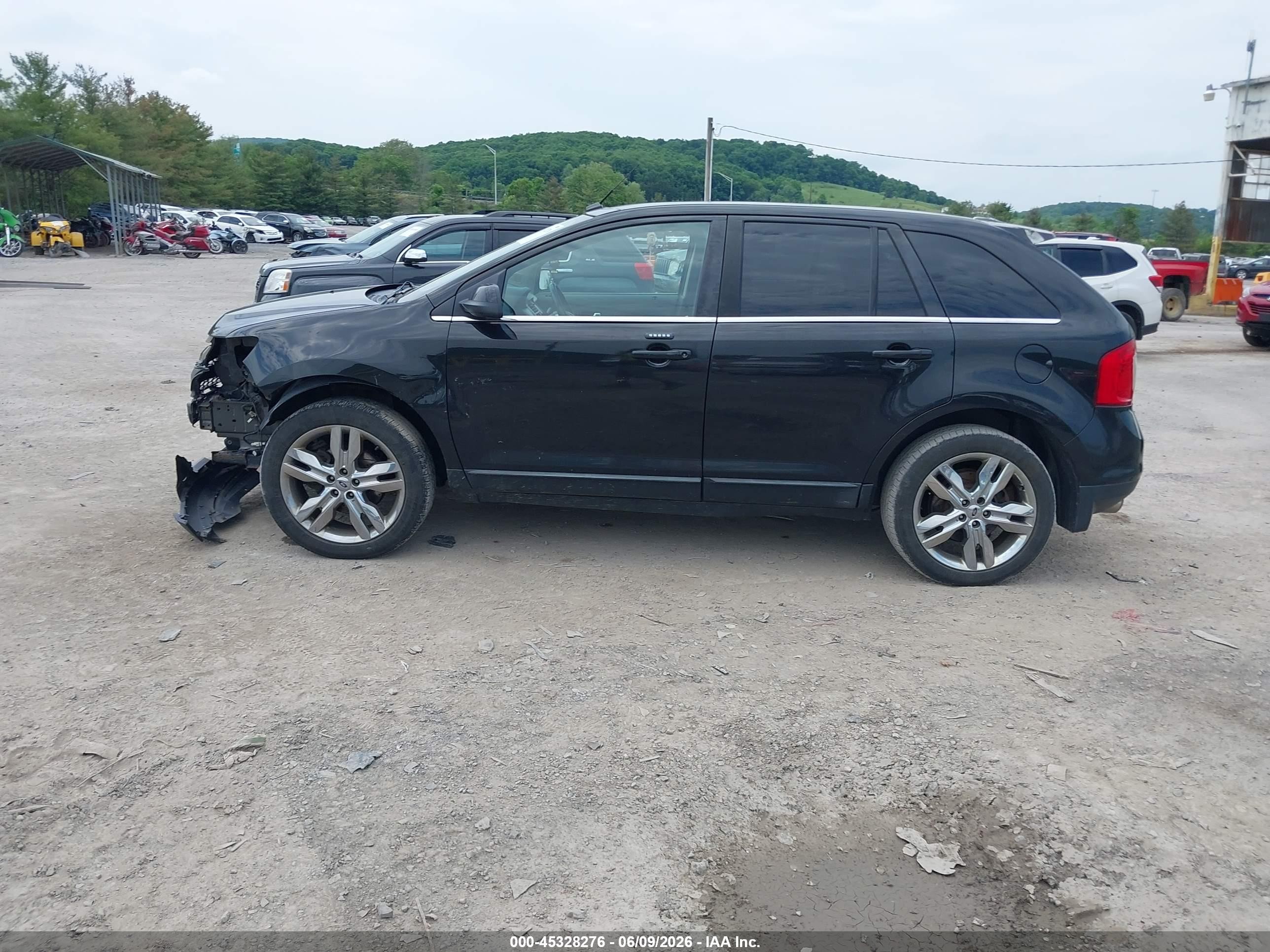2011 Ford Edge Limited Black vin: 2FMDK4KC0BBB31047