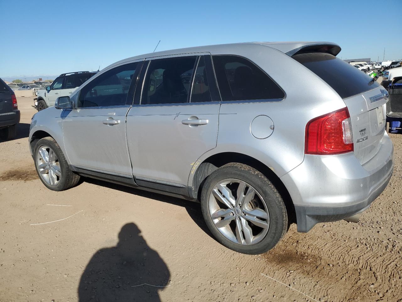 2012 Ford Edge Limited Silver vin: 2FMDK4KC0CBA27210