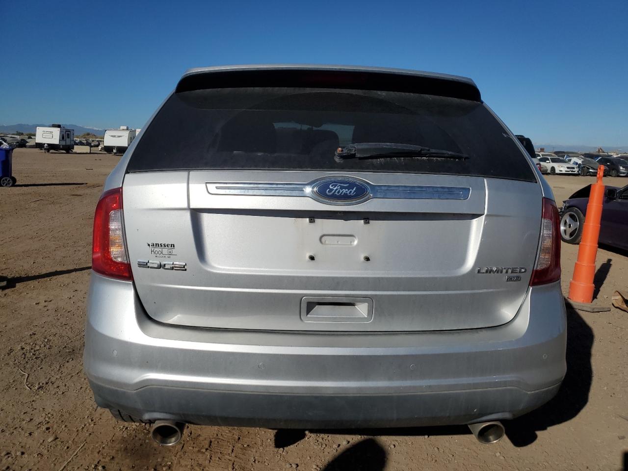 2012 Ford Edge Limited Silver vin: 2FMDK4KC0CBA27210