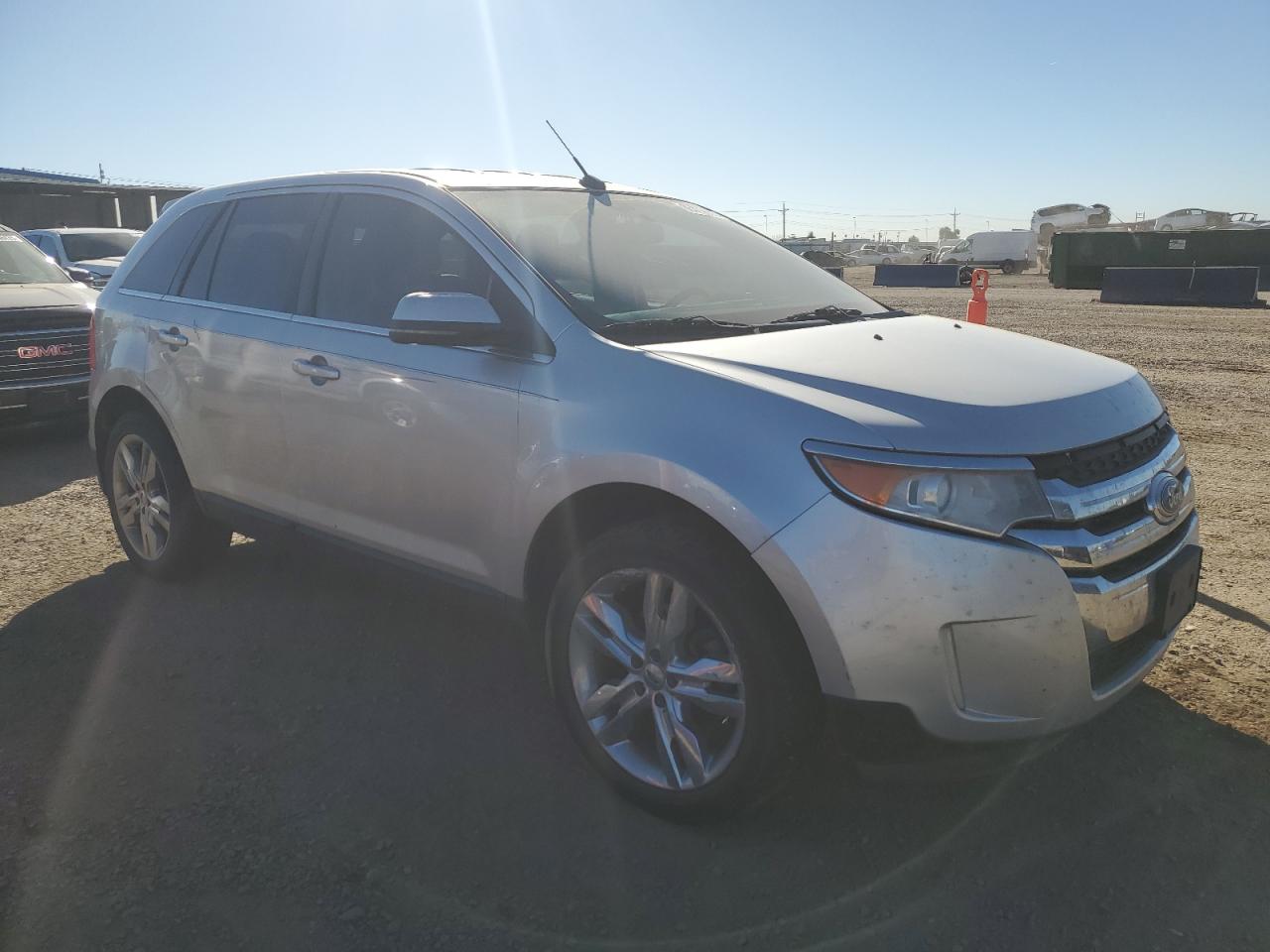 2012 Ford Edge Limited Silver vin: 2FMDK4KC0CBA27210