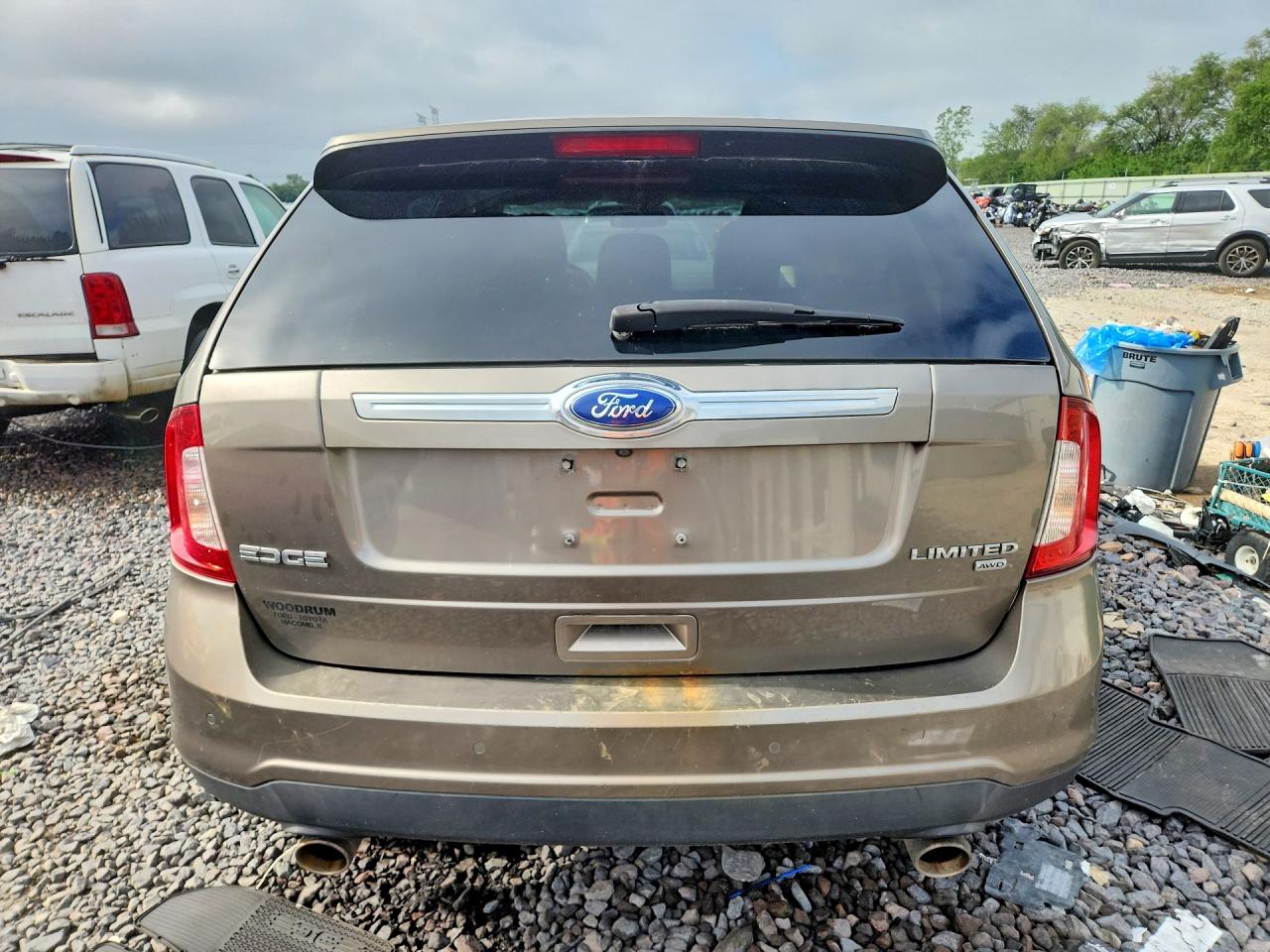 2012 Ford Edge Limited Gray vin: 2FMDK4KC0CBA29667