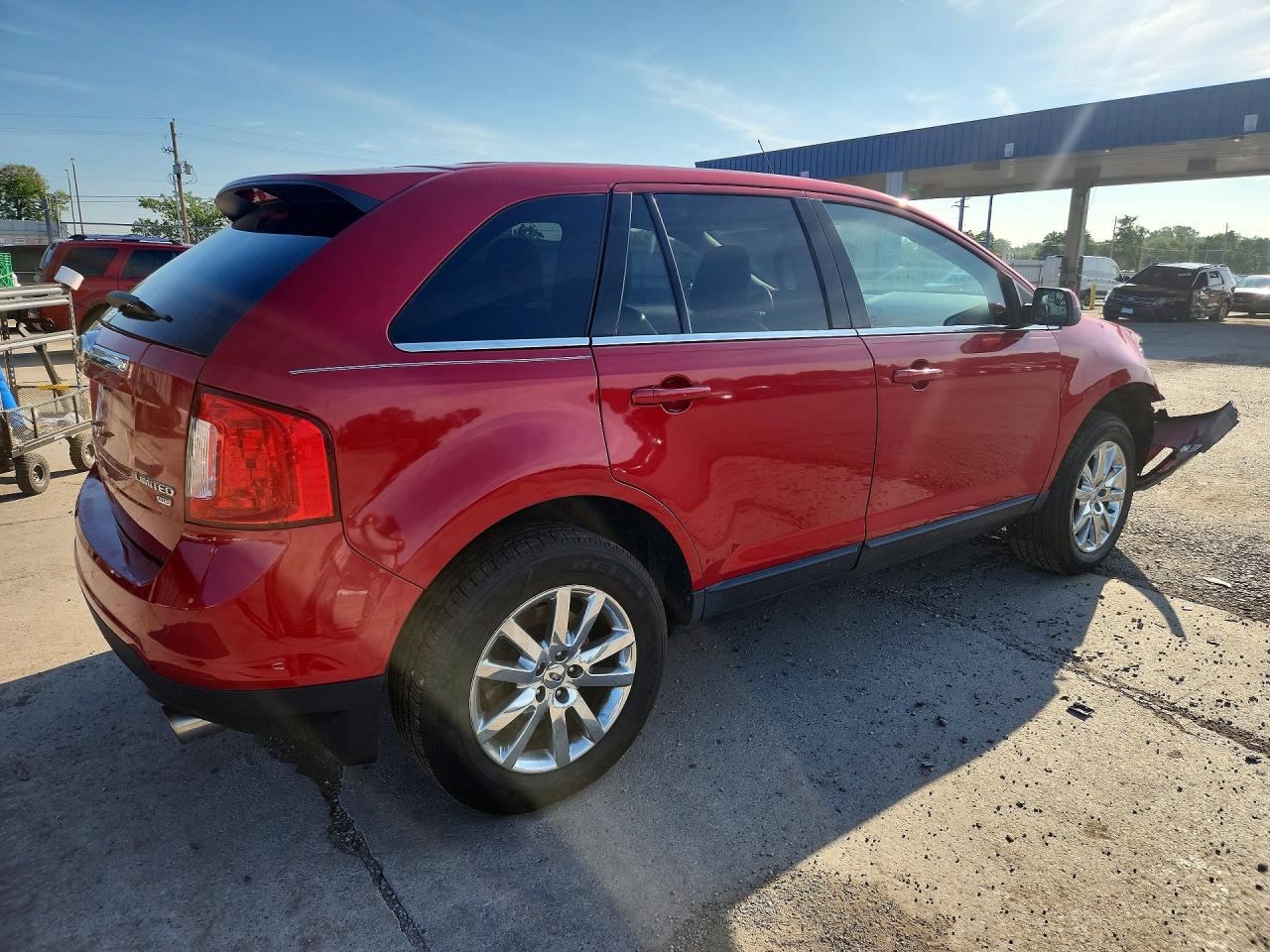 2012 Ford Edge Limited Maroon vin: 2FMDK4KC0CBA34304