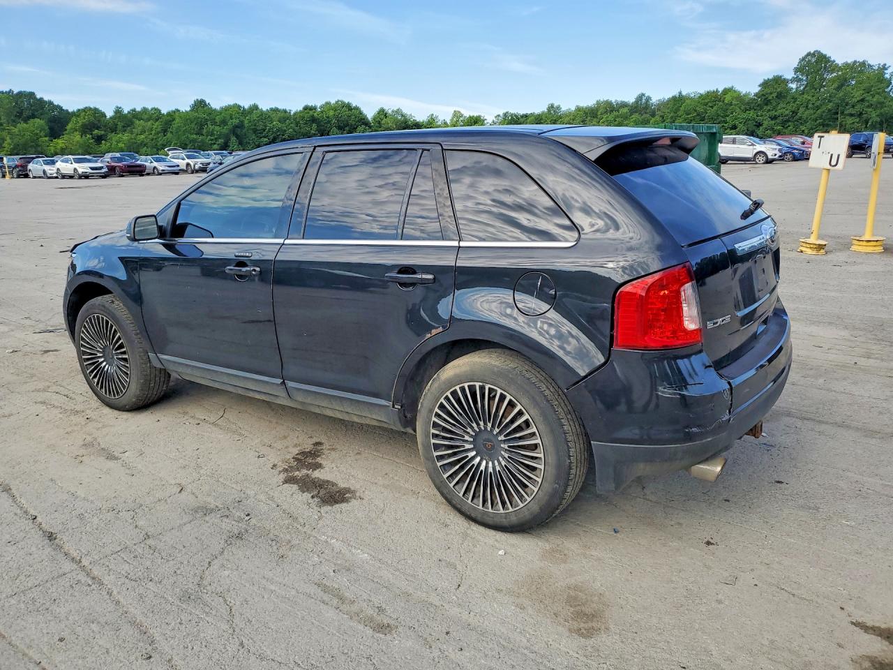 2013 Ford Edge Limited Black vin: 2FMDK4KC0DBA42095