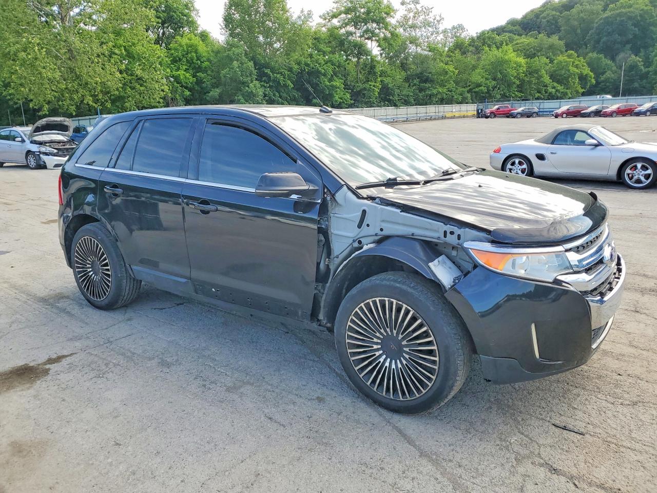 2013 Ford Edge Limited Black vin: 2FMDK4KC0DBA42095