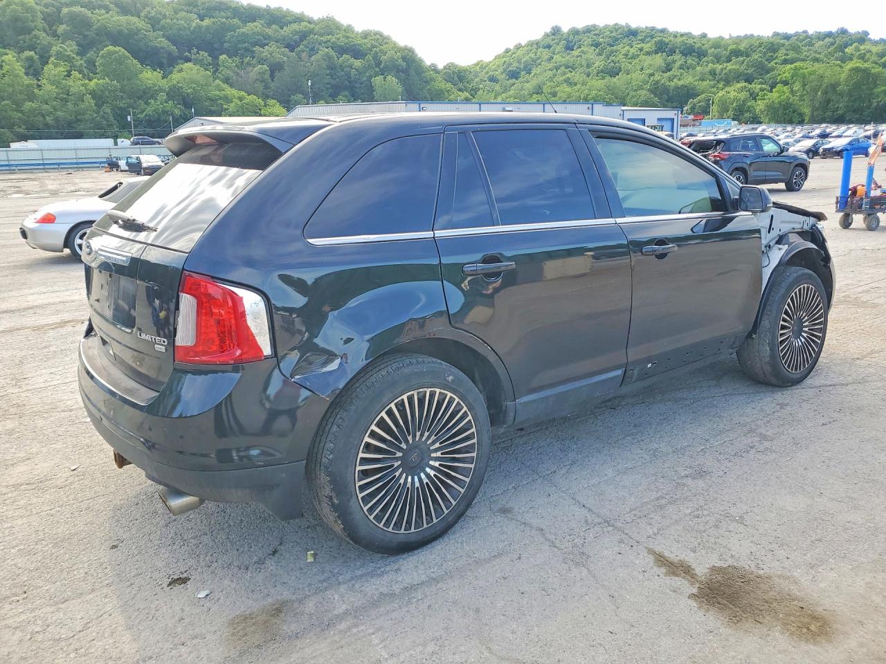 2013 Ford Edge Limited Black vin: 2FMDK4KC0DBA42095