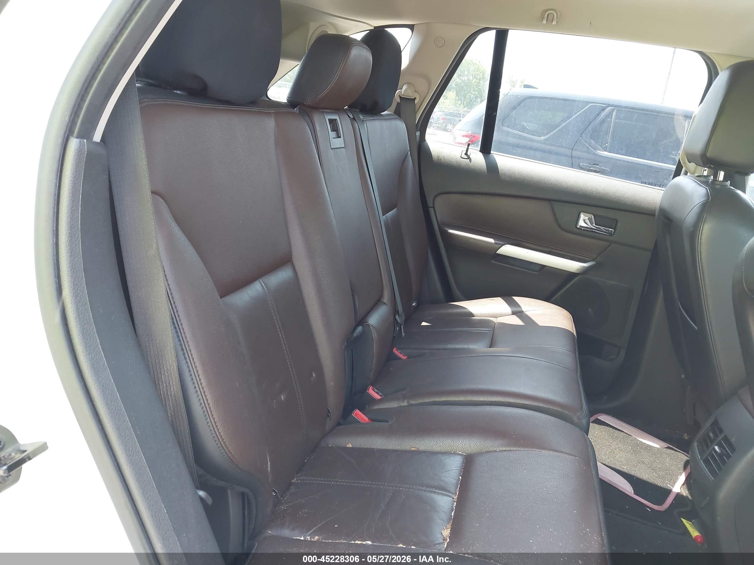 2013 Ford Edge Limited White vin: 2FMDK4KC0DBA60015