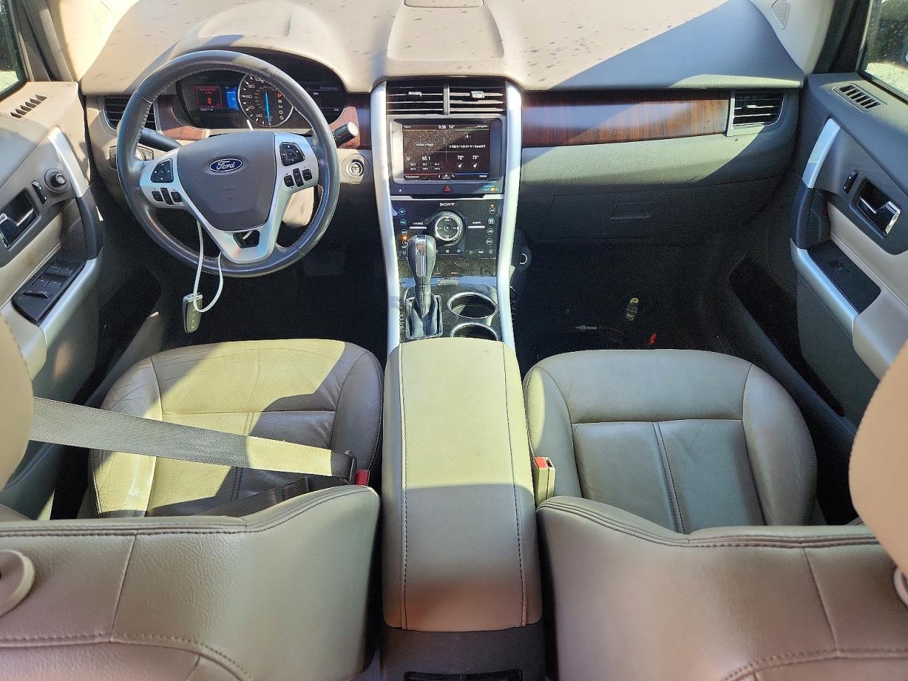 2013 Ford Edge Limited Brown vin: 2FMDK4KC0DBA99185