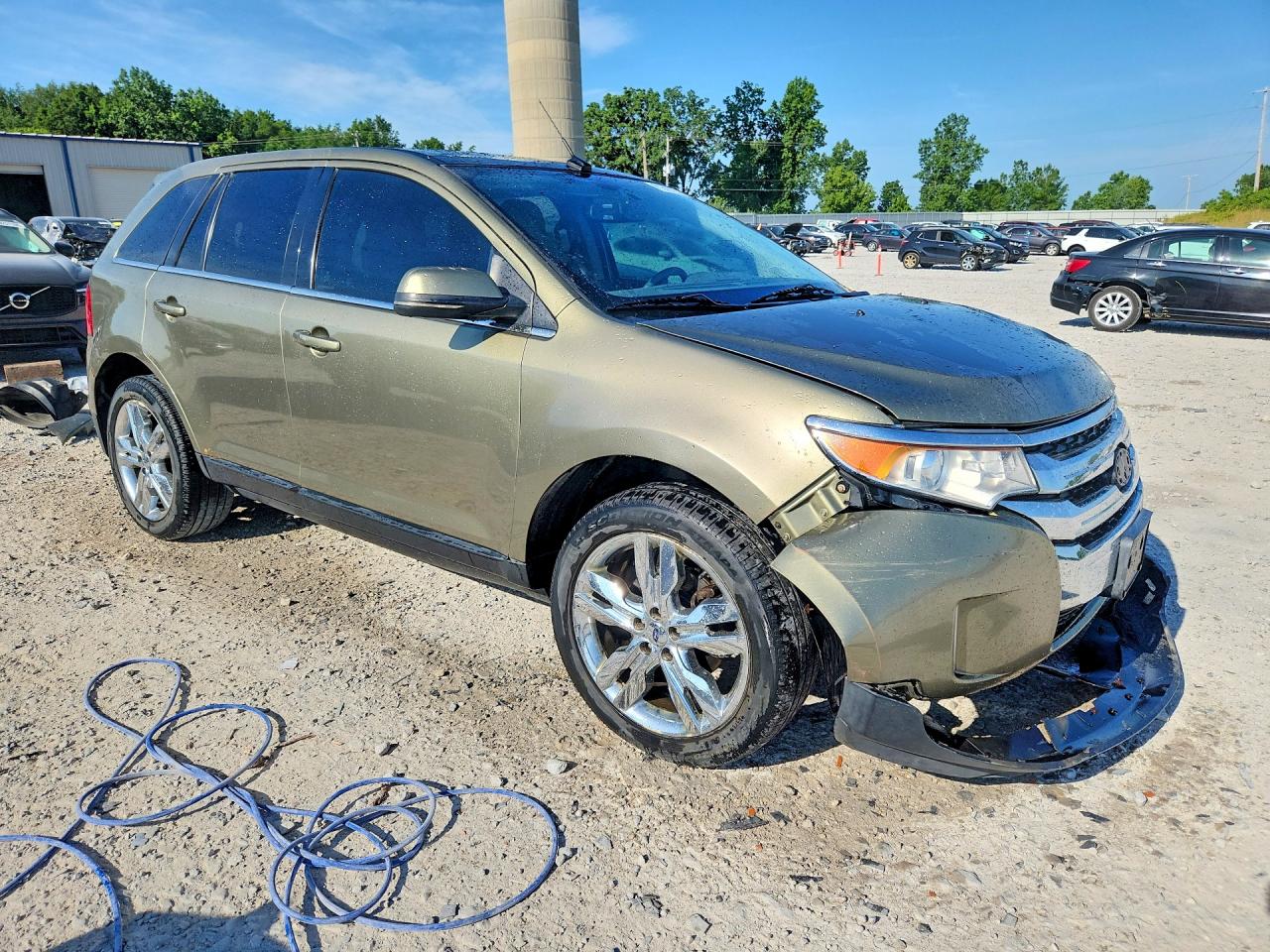 2013 Ford Edge Limited Brown vin: 2FMDK4KC0DBA99185