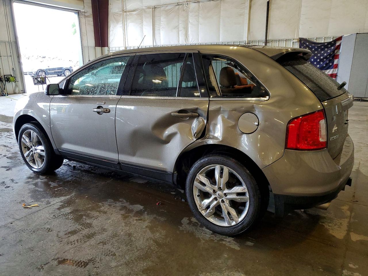 2013 Ford Edge Limited Gray vin: 2FMDK4KC0DBB44917