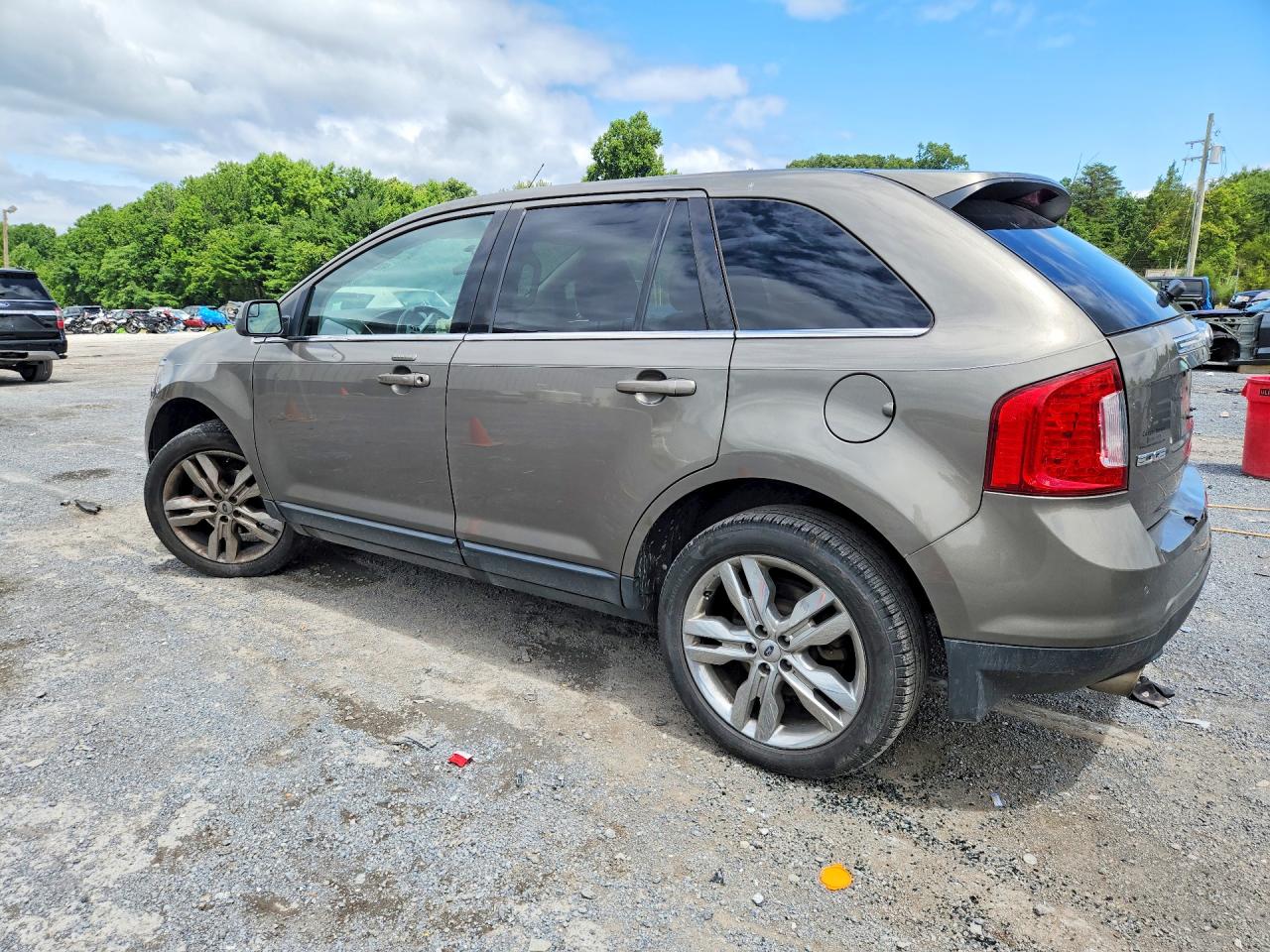 2013 Ford Edge Limited Tan vin: 2FMDK4KC0DBB56002