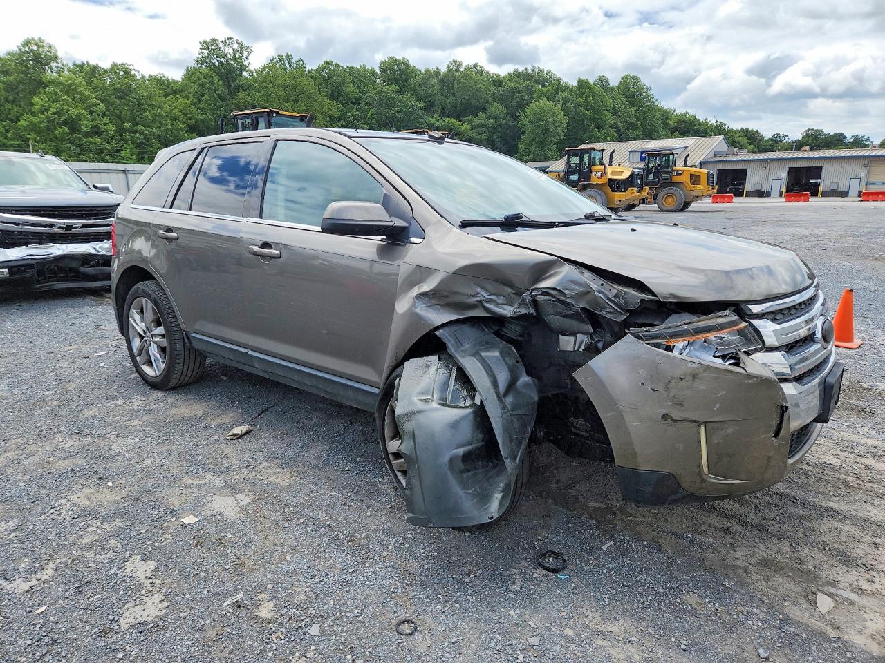 2013 Ford Edge Limited Tan vin: 2FMDK4KC0DBB56002