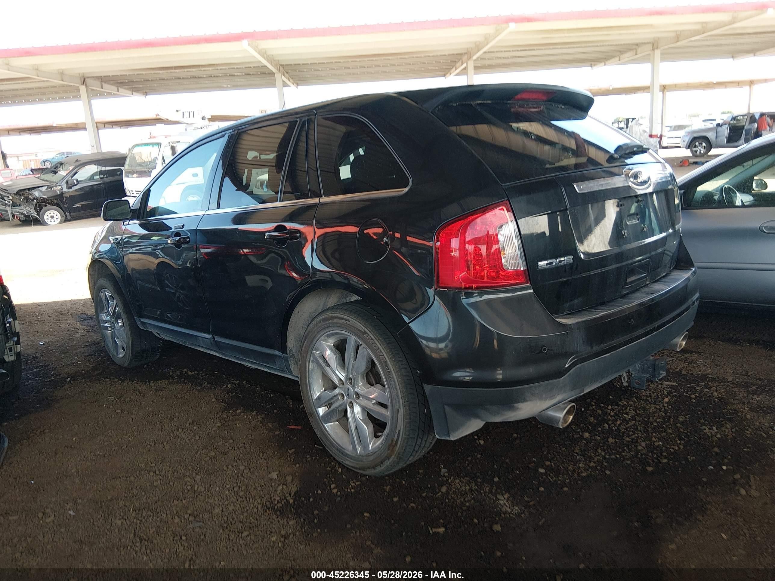 2013 Ford Edge Limited Black vin: 2FMDK4KC0DBC06770