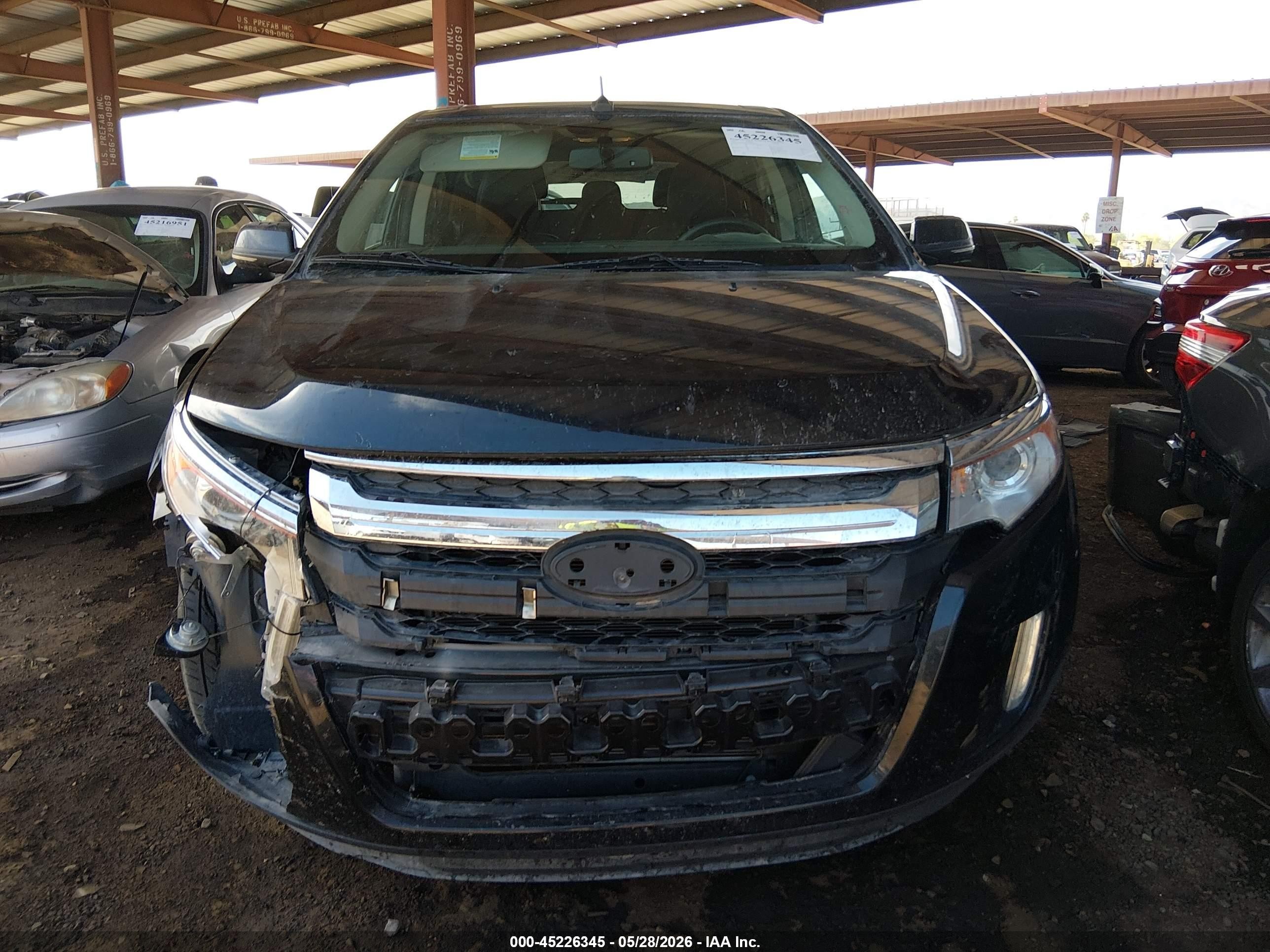 2013 Ford Edge Limited Black vin: 2FMDK4KC0DBC06770