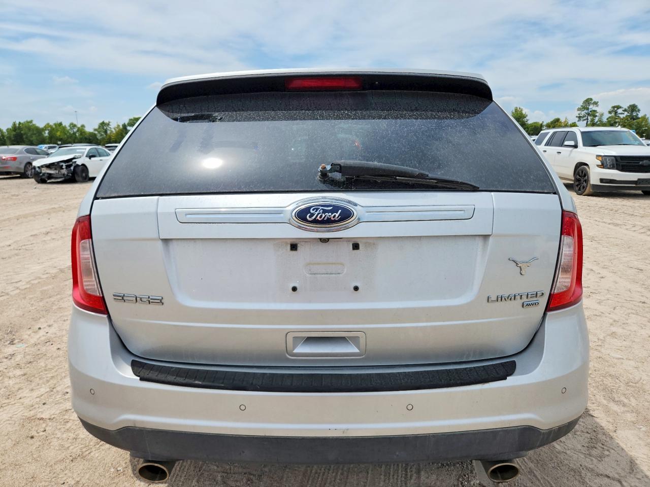 2013 Ford Edge Limited Silver vin: 2FMDK4KC0DBC30745