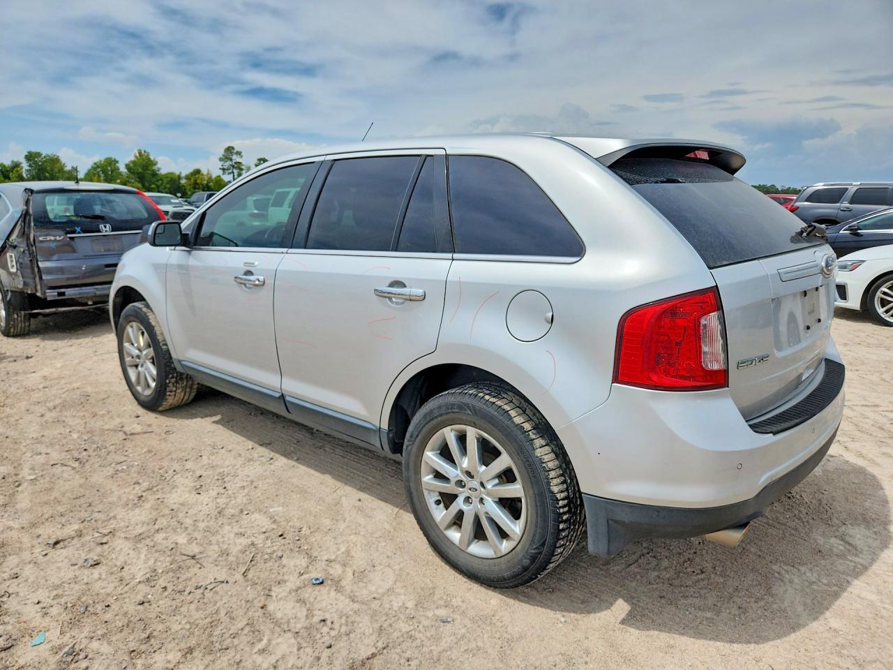 2013 Ford Edge Limited Silver vin: 2FMDK4KC0DBC30745
