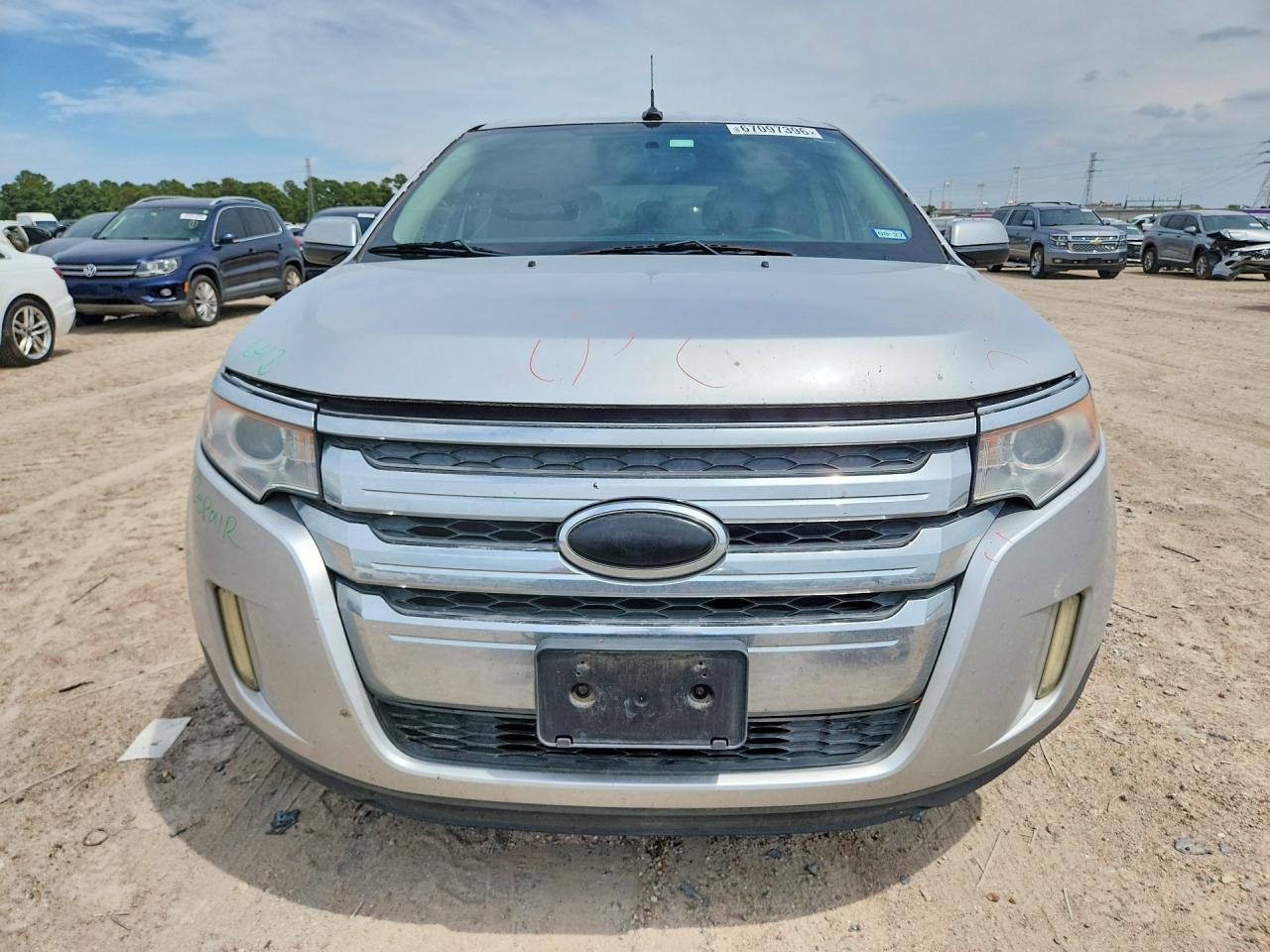 2013 Ford Edge Limited Silver vin: 2FMDK4KC0DBC30745