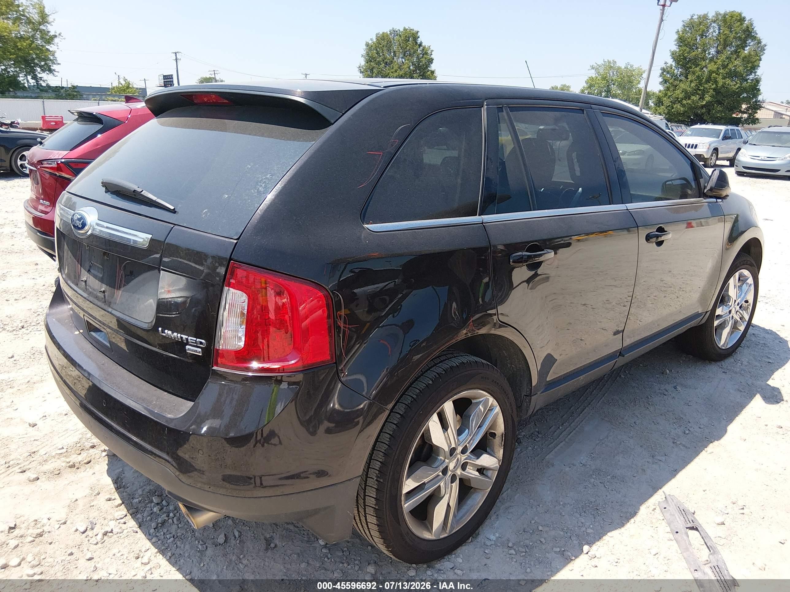 2013 Ford Edge Limited Purple vin: 2FMDK4KC0DBC57508