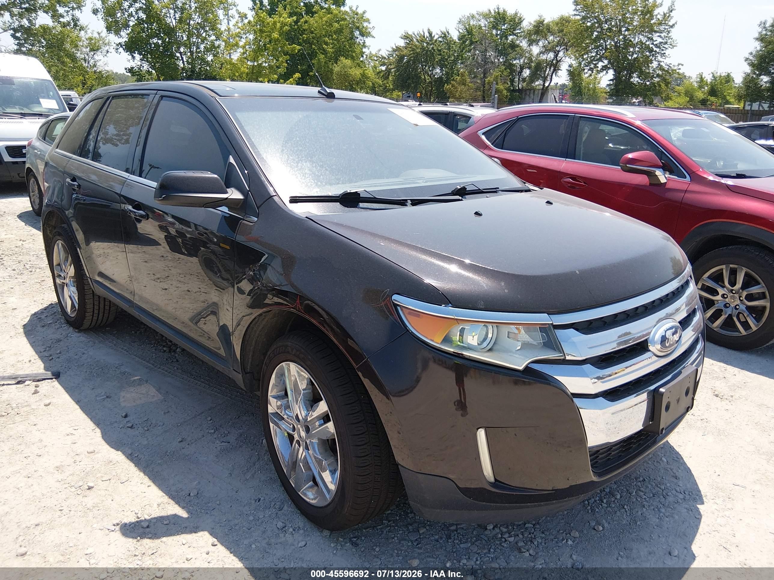 2013 Ford Edge Limited Purple vin: 2FMDK4KC0DBC57508