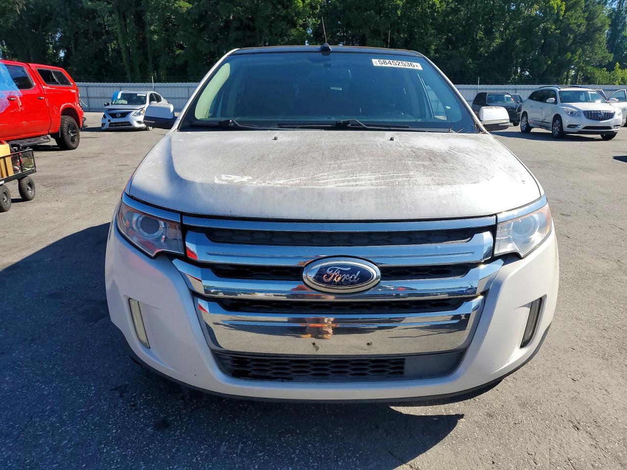 2013 Ford Edge Limited White vin: 2FMDK4KC0DBC60652
