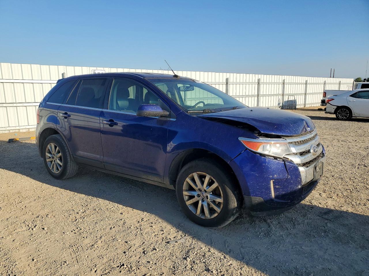 2014 Ford Edge Limited Blue vin: 2FMDK4KC0EBA91122