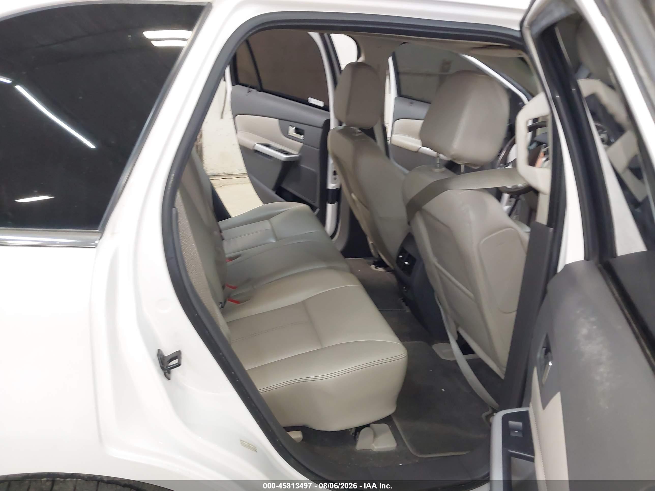 2014 Ford Edge Limited White vin: 2FMDK4KC0EBB52825