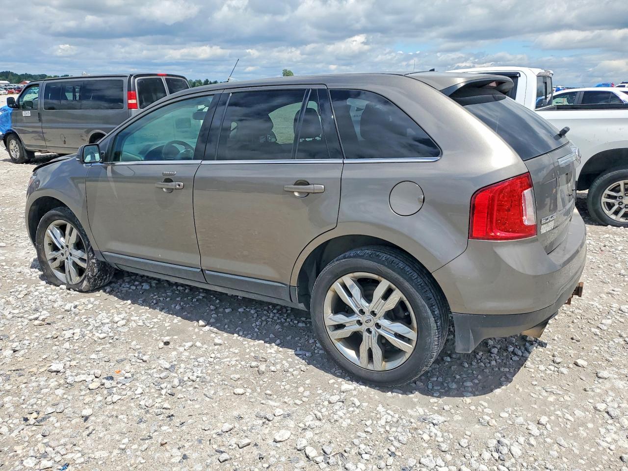2014 Ford Edge Limited Tan vin: 2FMDK4KC0EBB56941