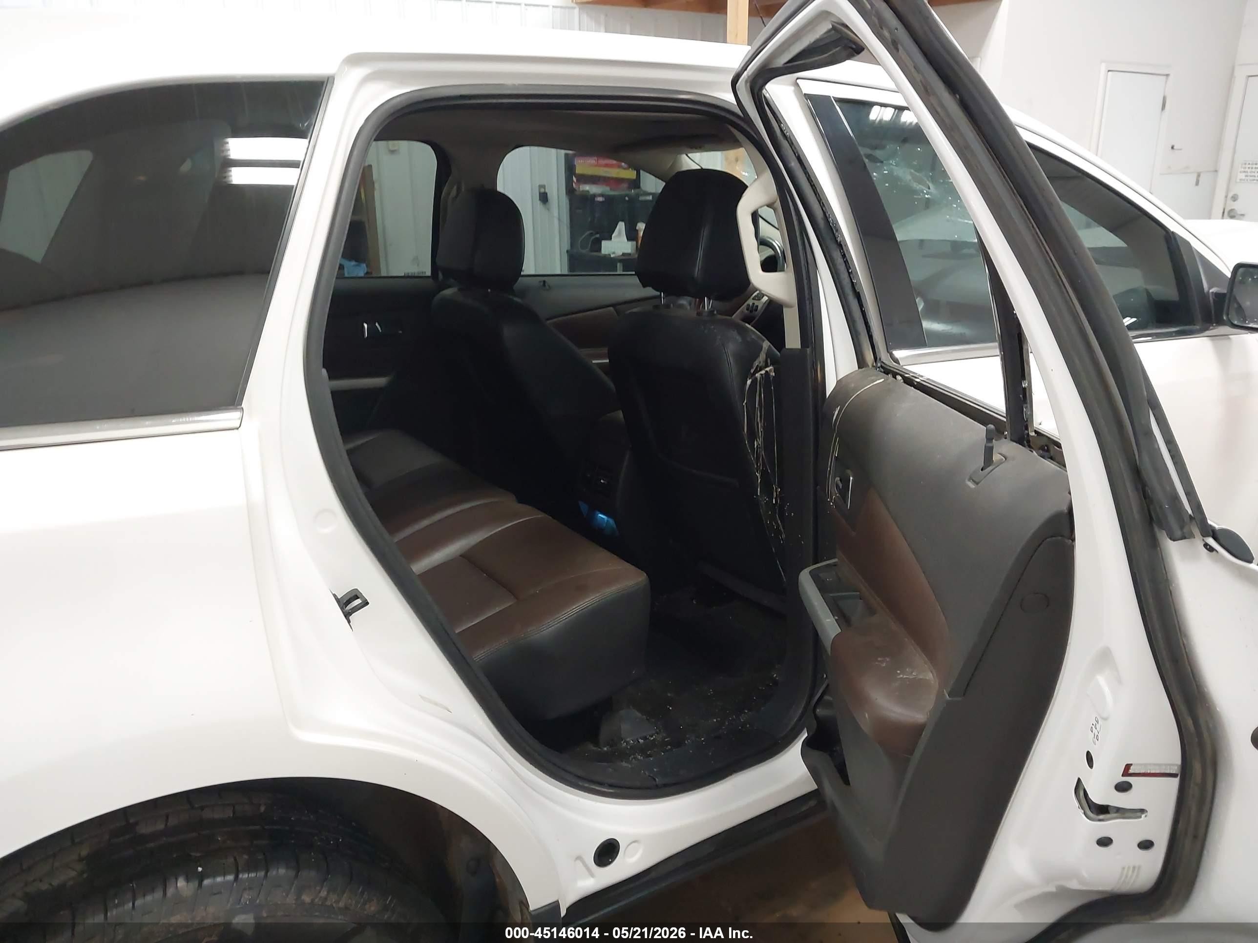 2014 Ford Edge Limited White vin: 2FMDK4KC0EBB80091