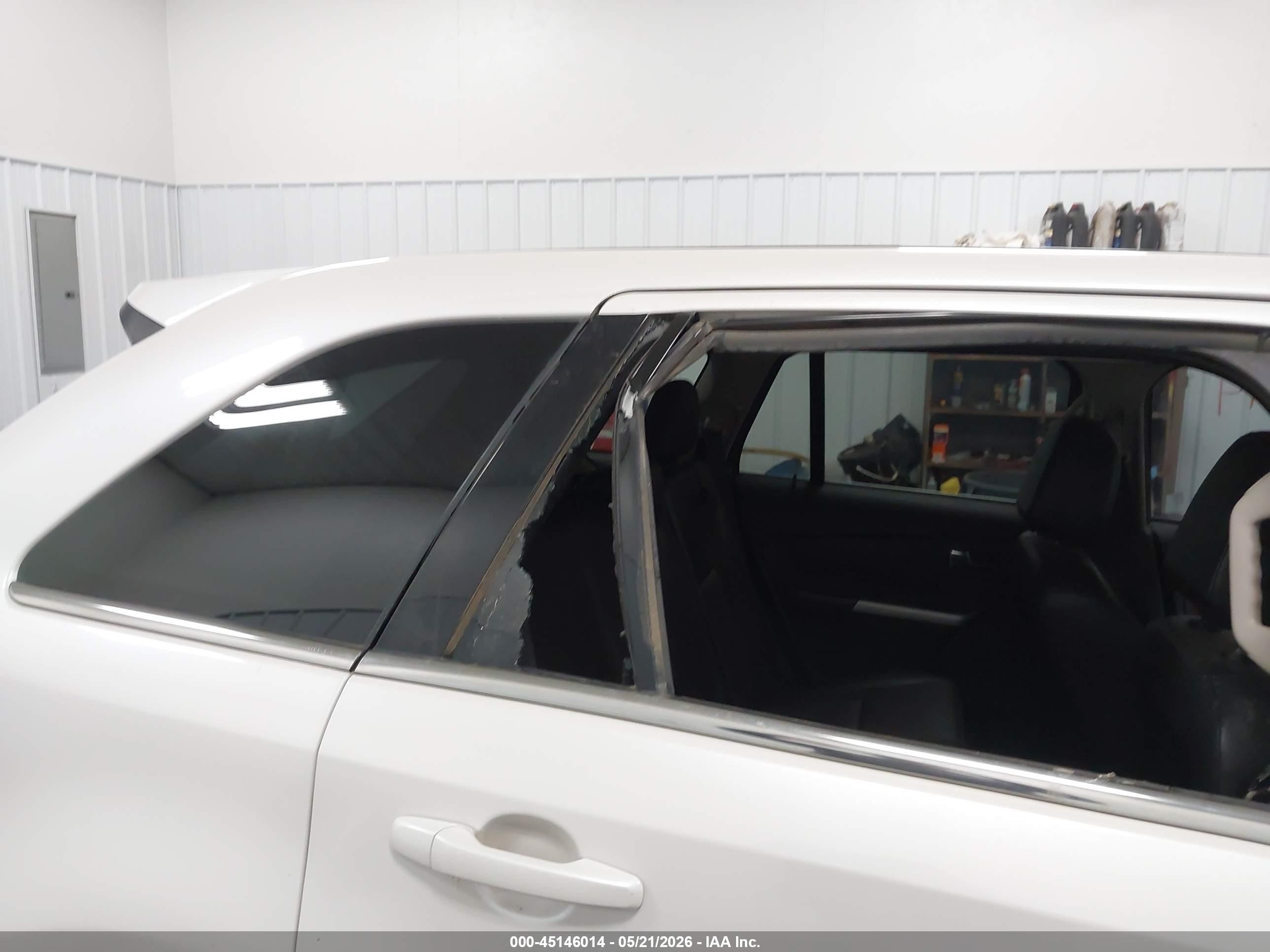 2014 Ford Edge Limited White vin: 2FMDK4KC0EBB80091