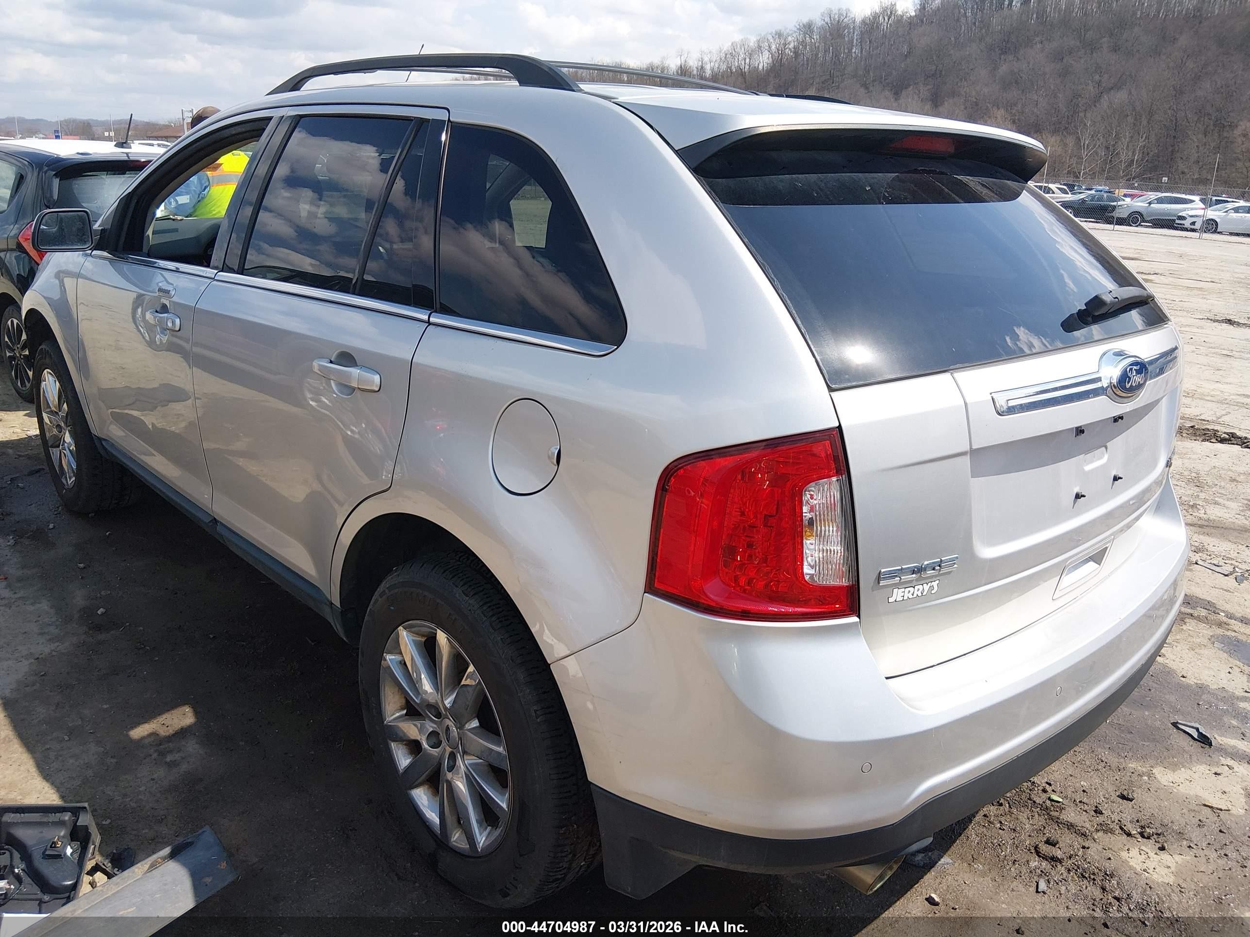 2014 Ford Edge Limited Серебряный vin: 2FMDK4KC0EBB84223