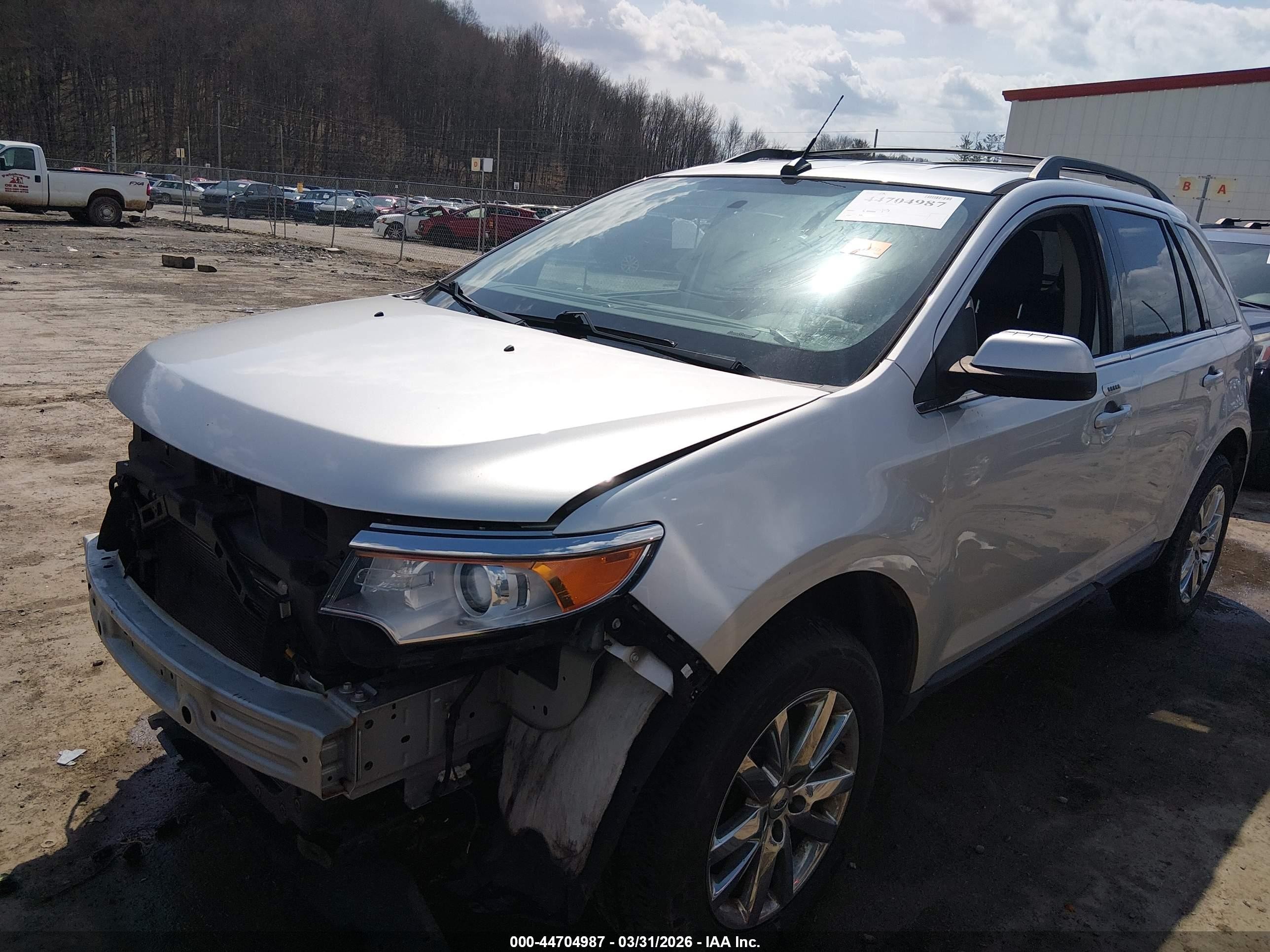2014 Ford Edge Limited Серебряный vin: 2FMDK4KC0EBB84223