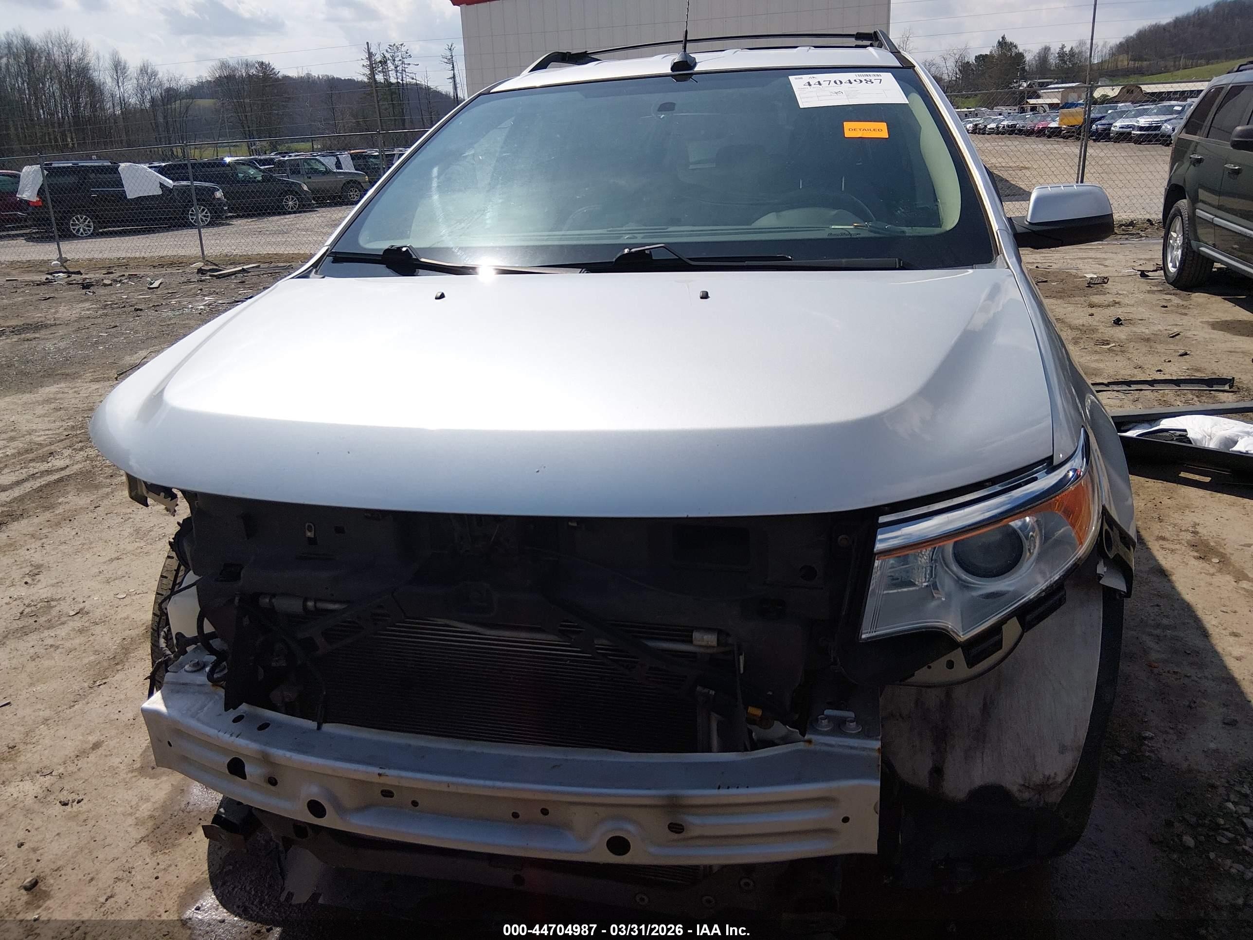 2014 Ford Edge Limited Серебряный vin: 2FMDK4KC0EBB84223