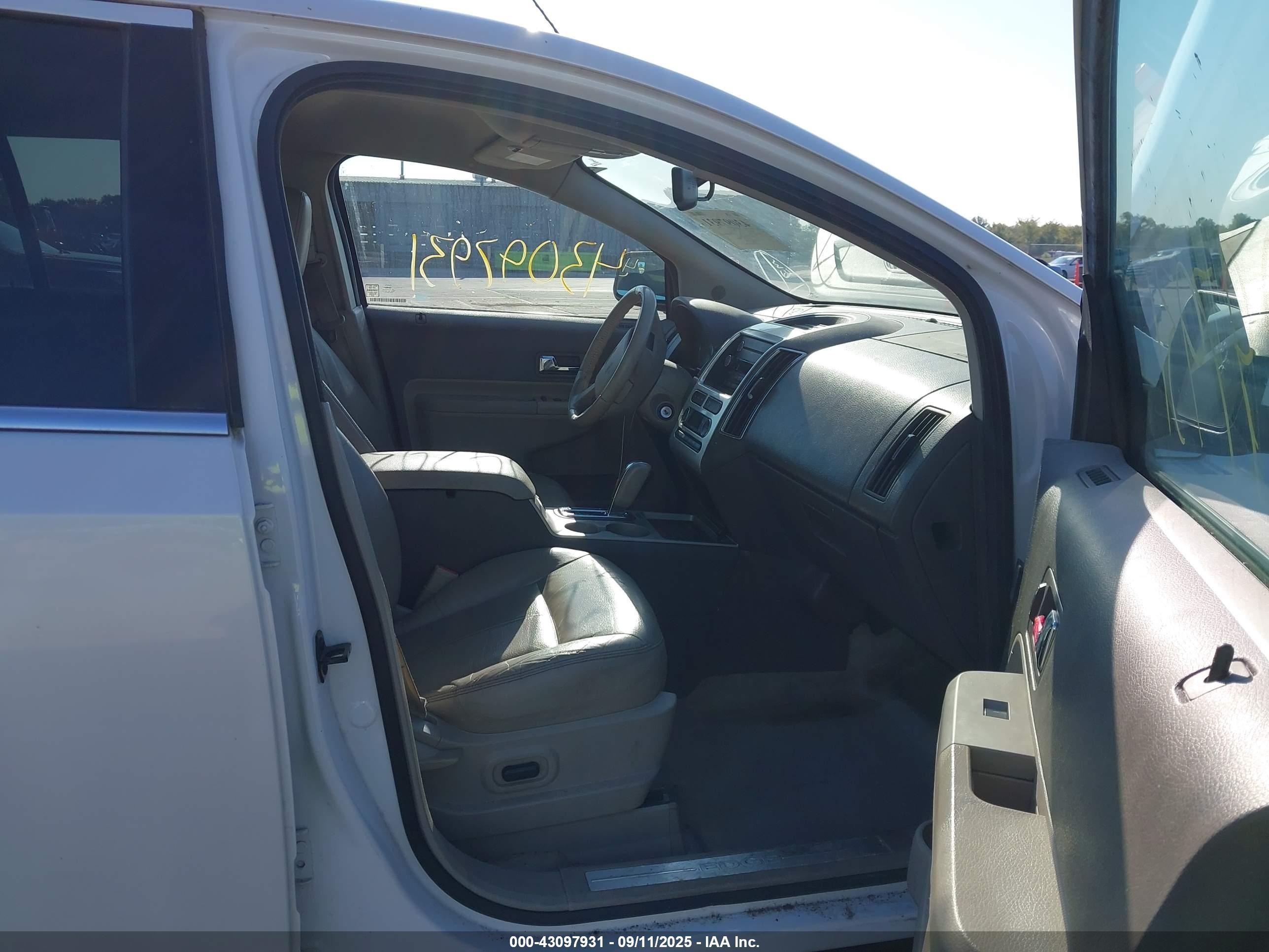 2010 Ford Edge Limited White vin: 2FMDK4KC1ABA22563