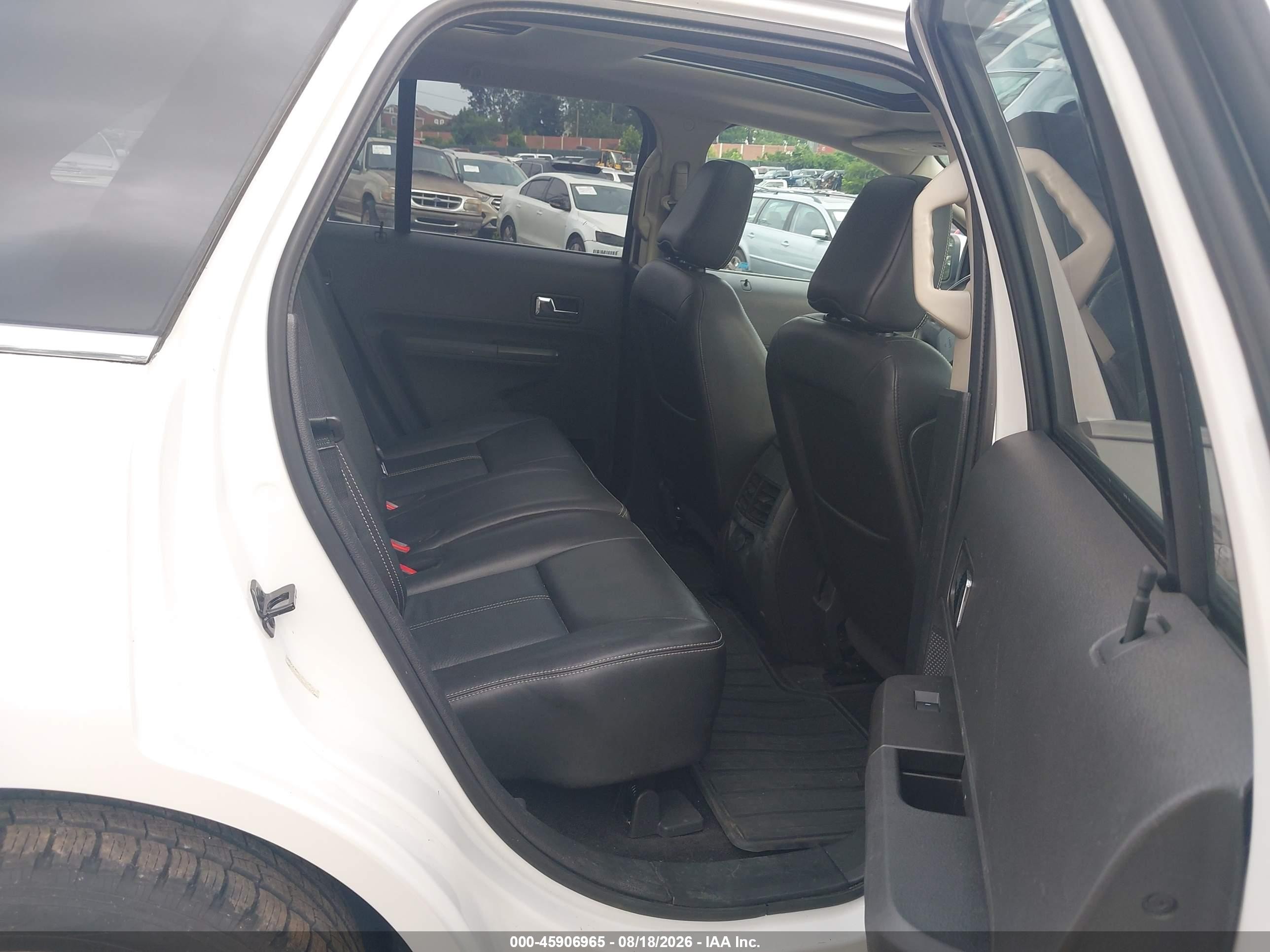 2010 Ford Edge Limited White vin: 2FMDK4KC1ABB45277