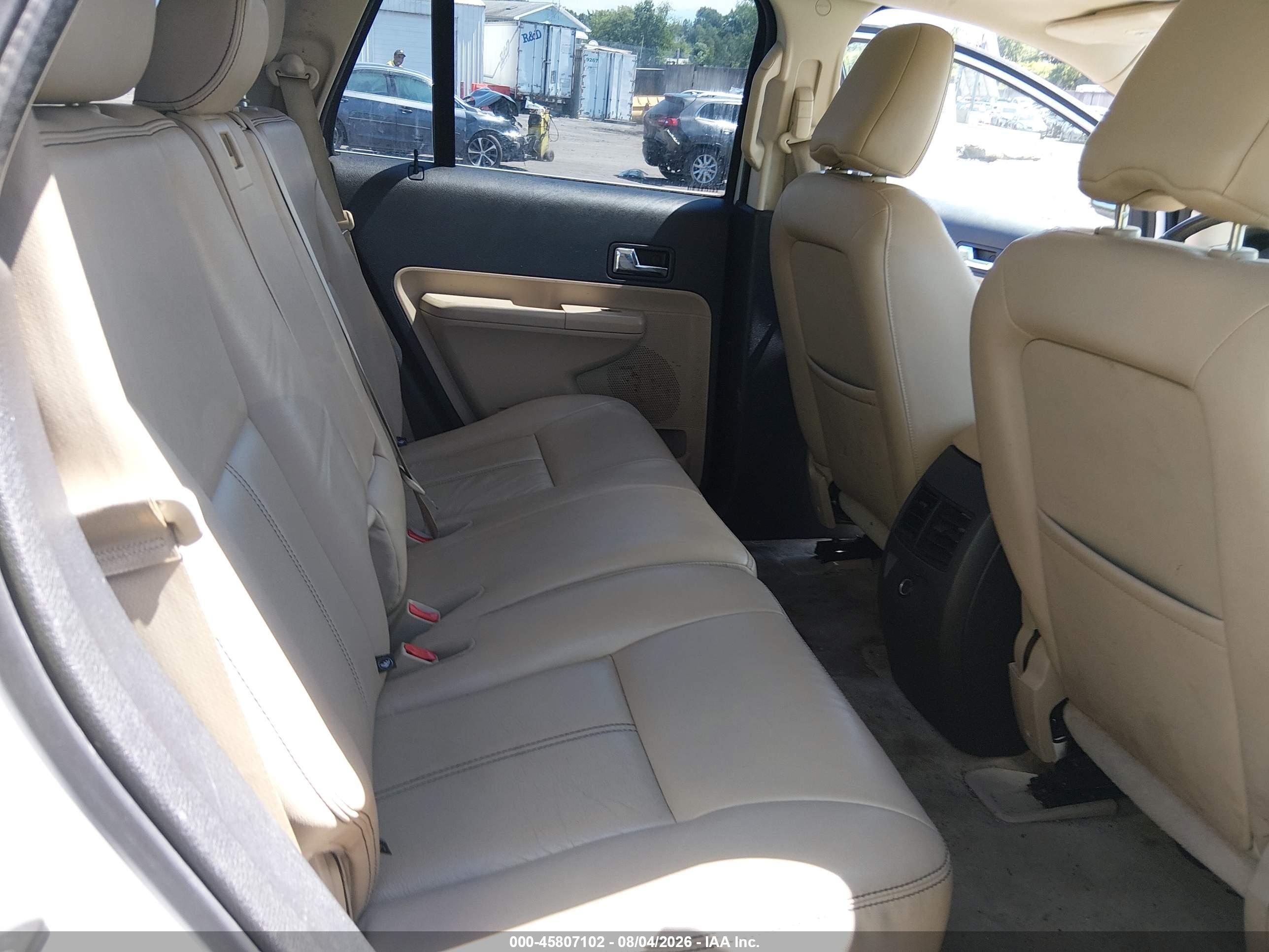 2010 Ford Edge Limited White vin: 2FMDK4KC1ABB50432