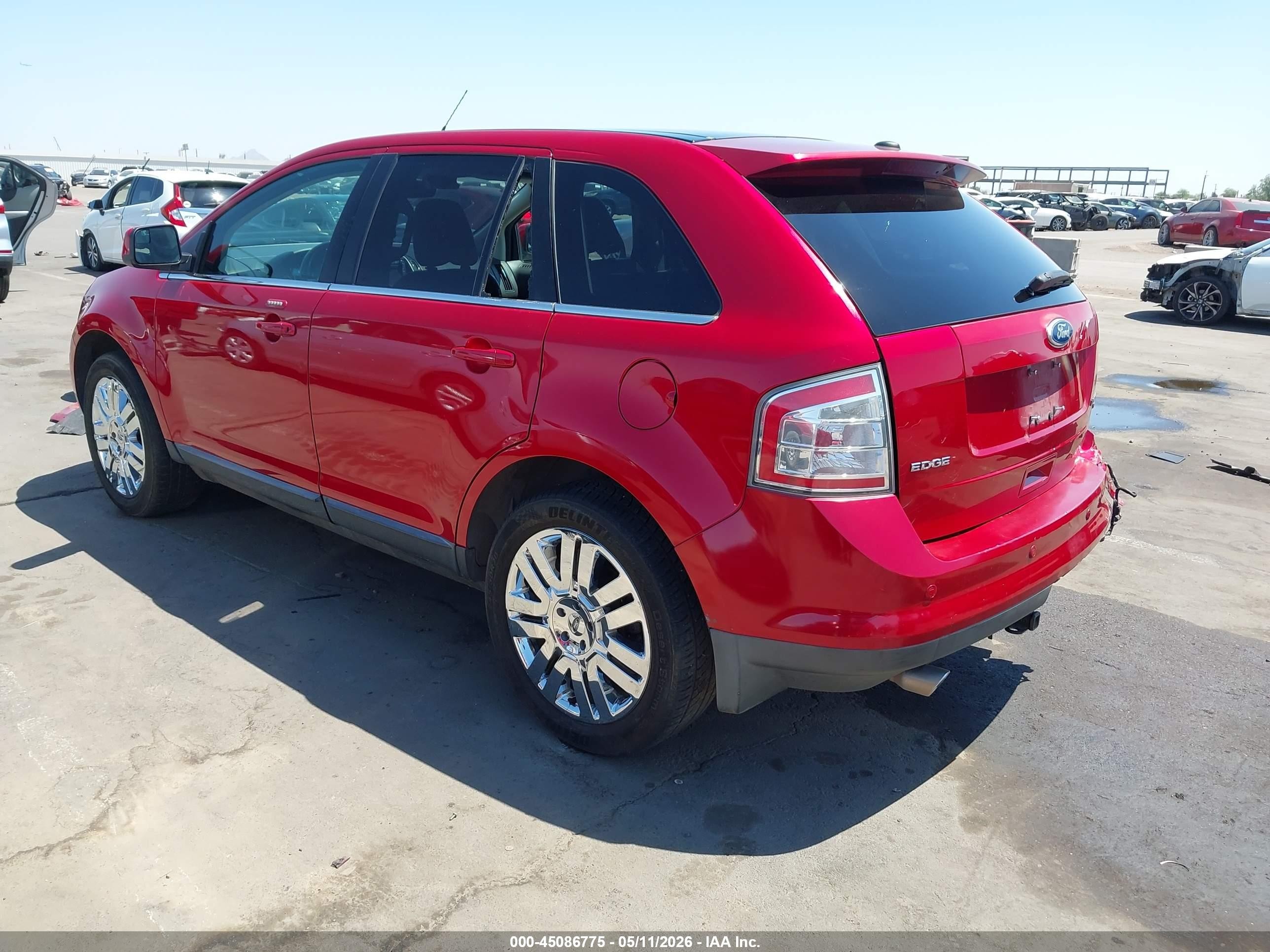 2010 Ford Edge Limited Red vin: 2FMDK4KC1ABB75153