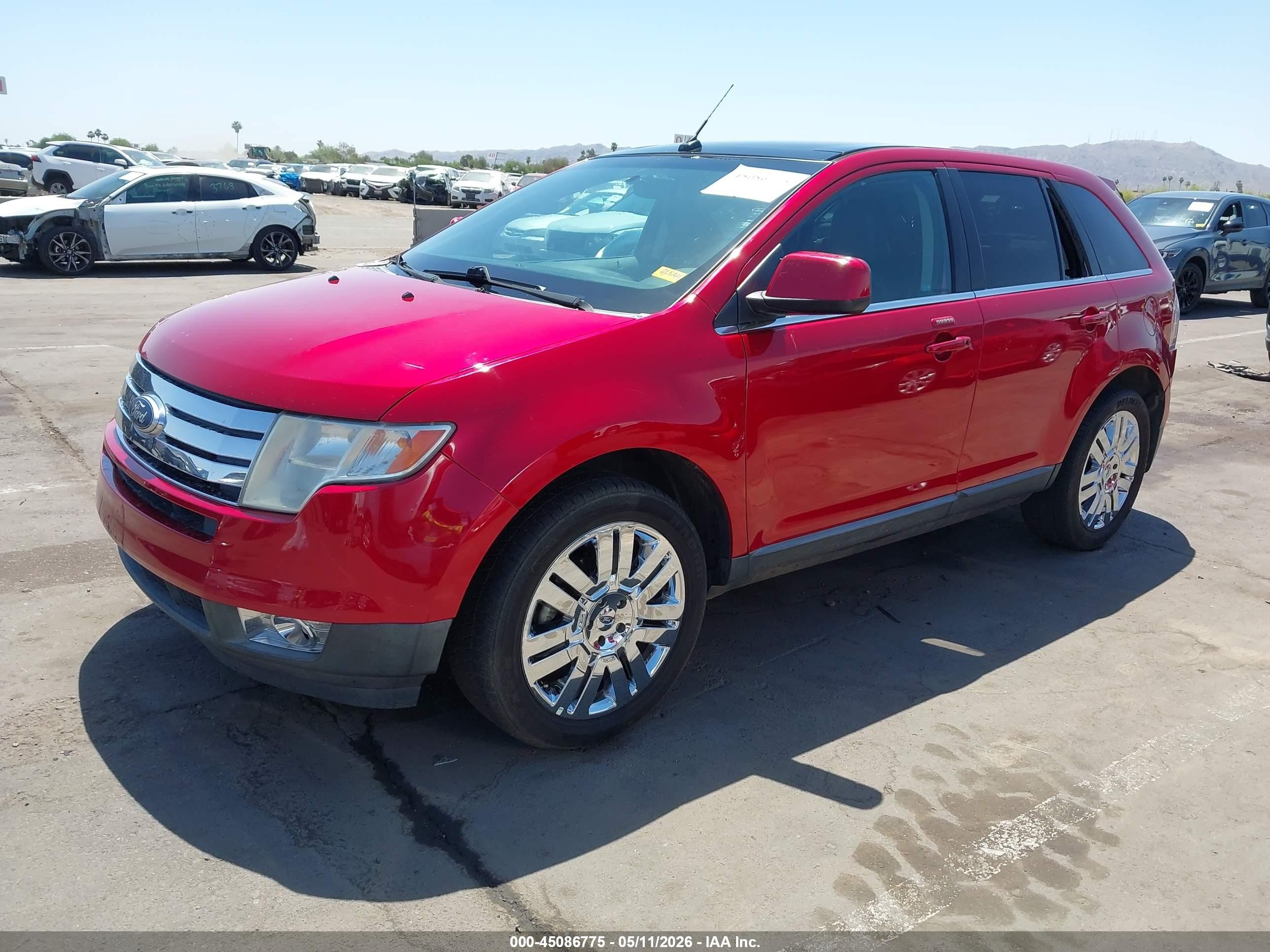 2010 Ford Edge Limited Red vin: 2FMDK4KC1ABB75153