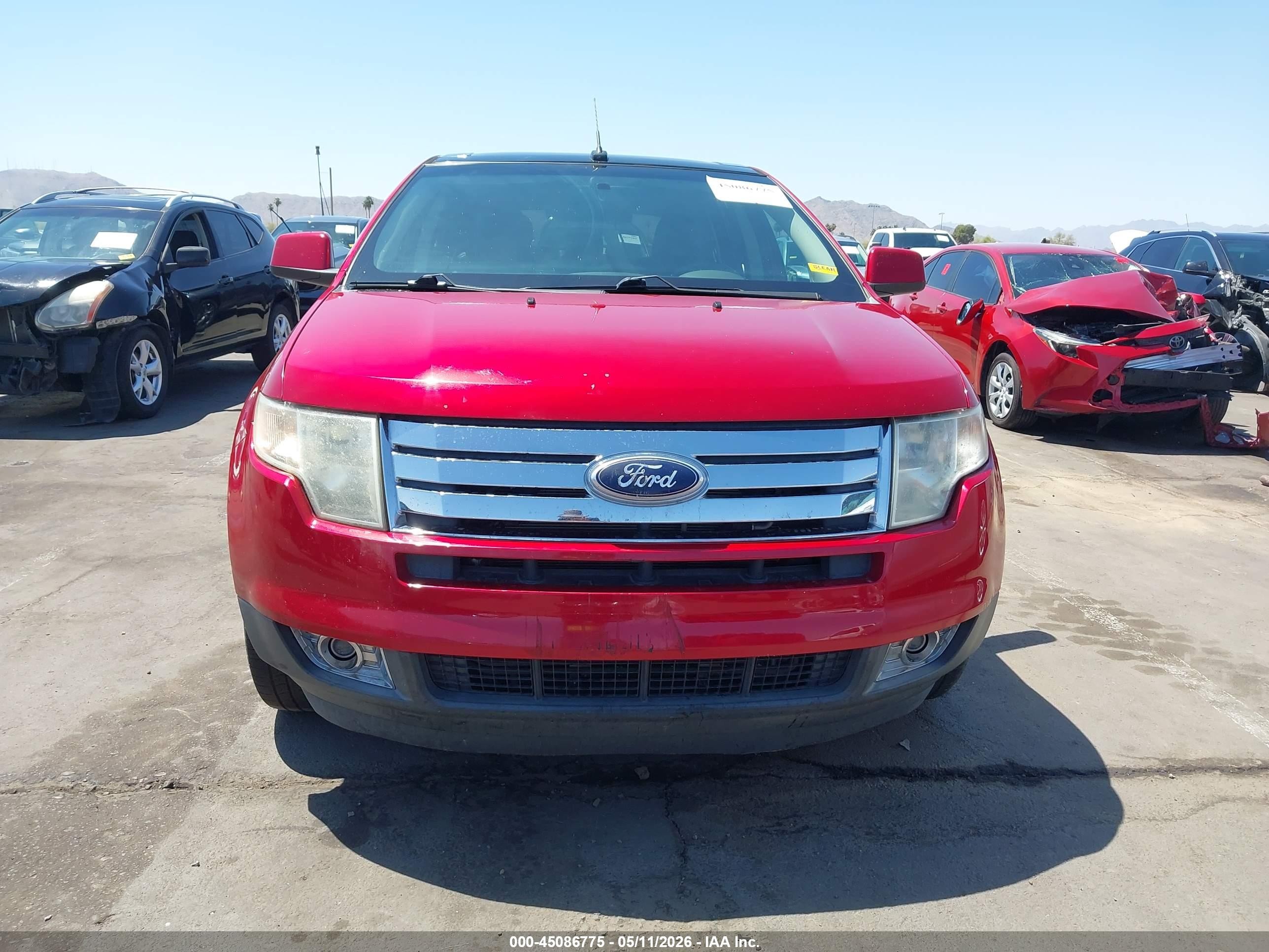 2010 Ford Edge Limited Red vin: 2FMDK4KC1ABB75153