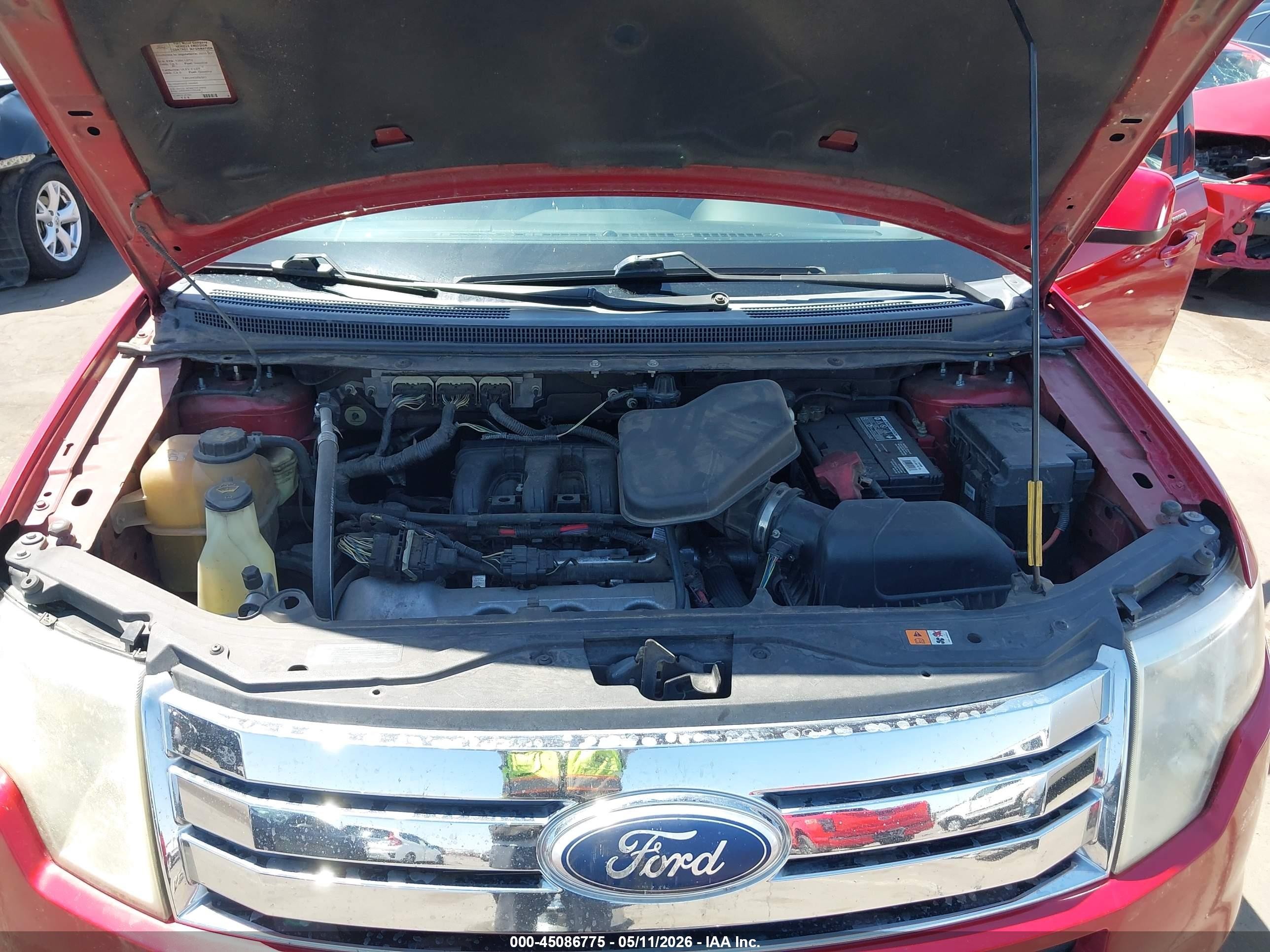 2010 Ford Edge Limited Red vin: 2FMDK4KC1ABB75153