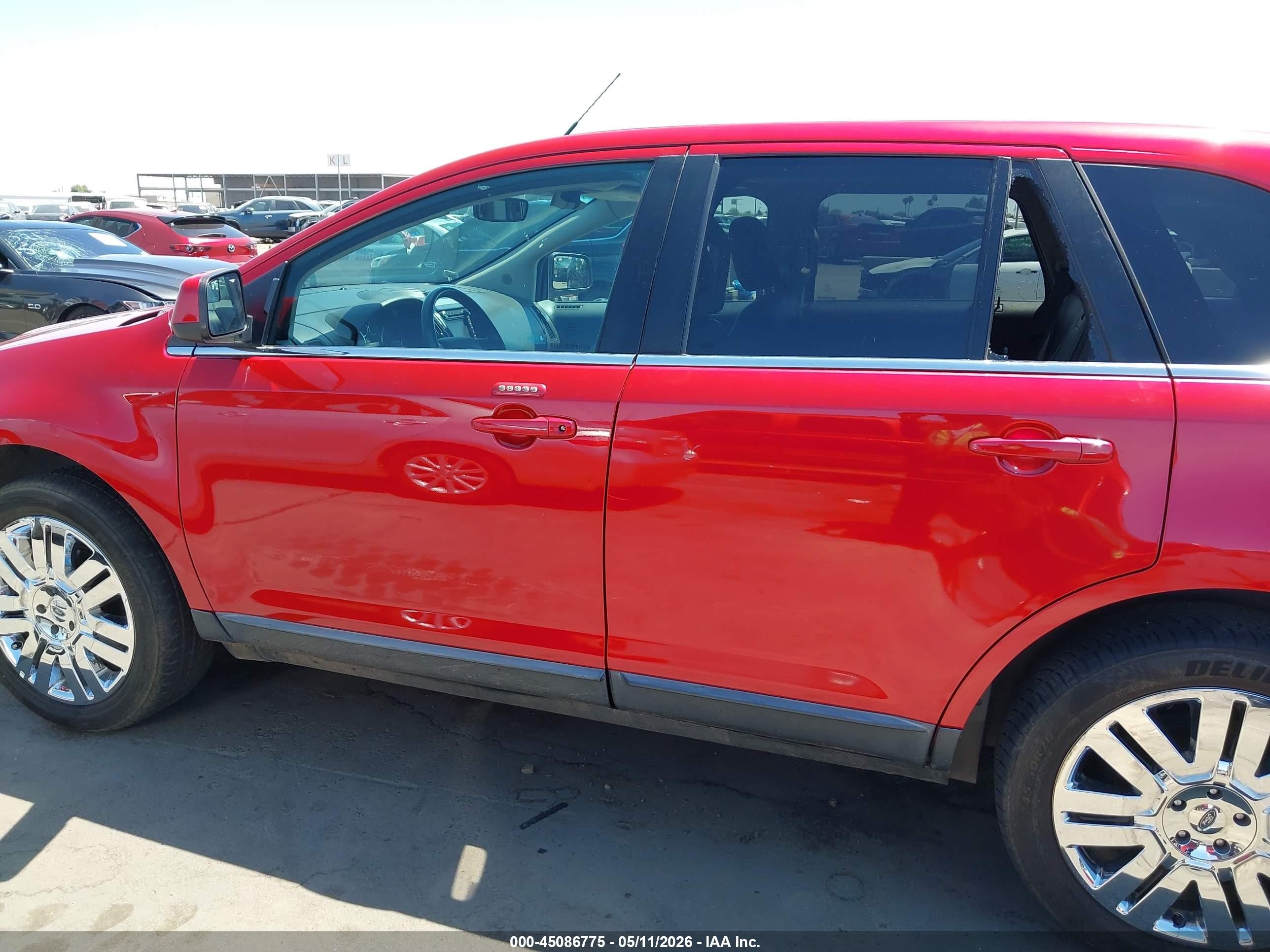 2010 Ford Edge Limited Red vin: 2FMDK4KC1ABB75153