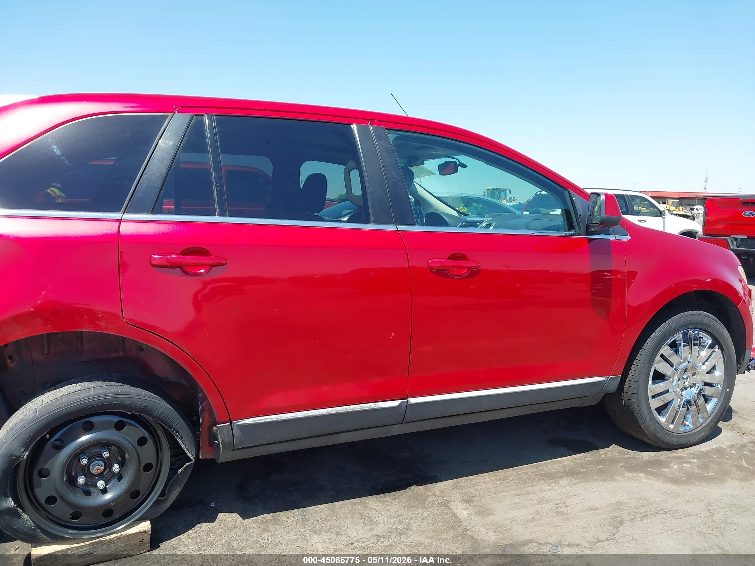 2010 Ford Edge Limited Red vin: 2FMDK4KC1ABB75153