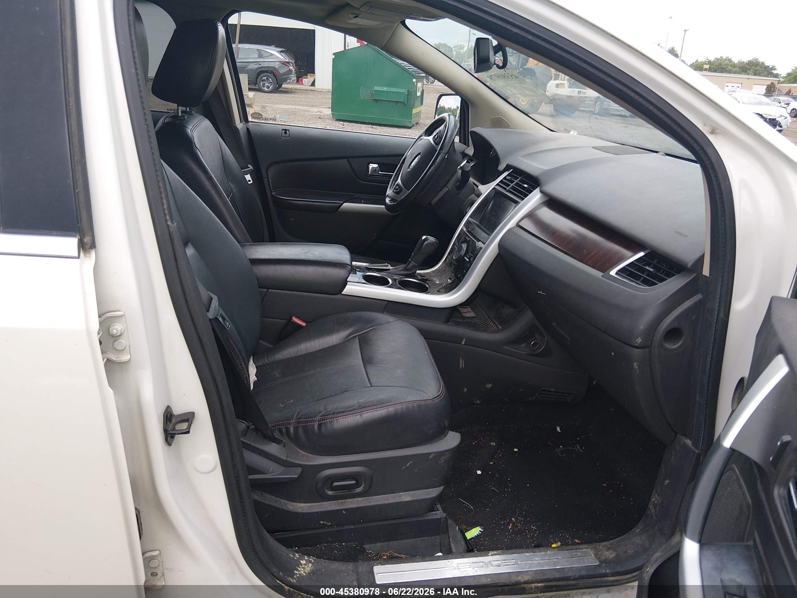 2011 Ford Edge Limited White vin: 2FMDK4KC1BBA10270